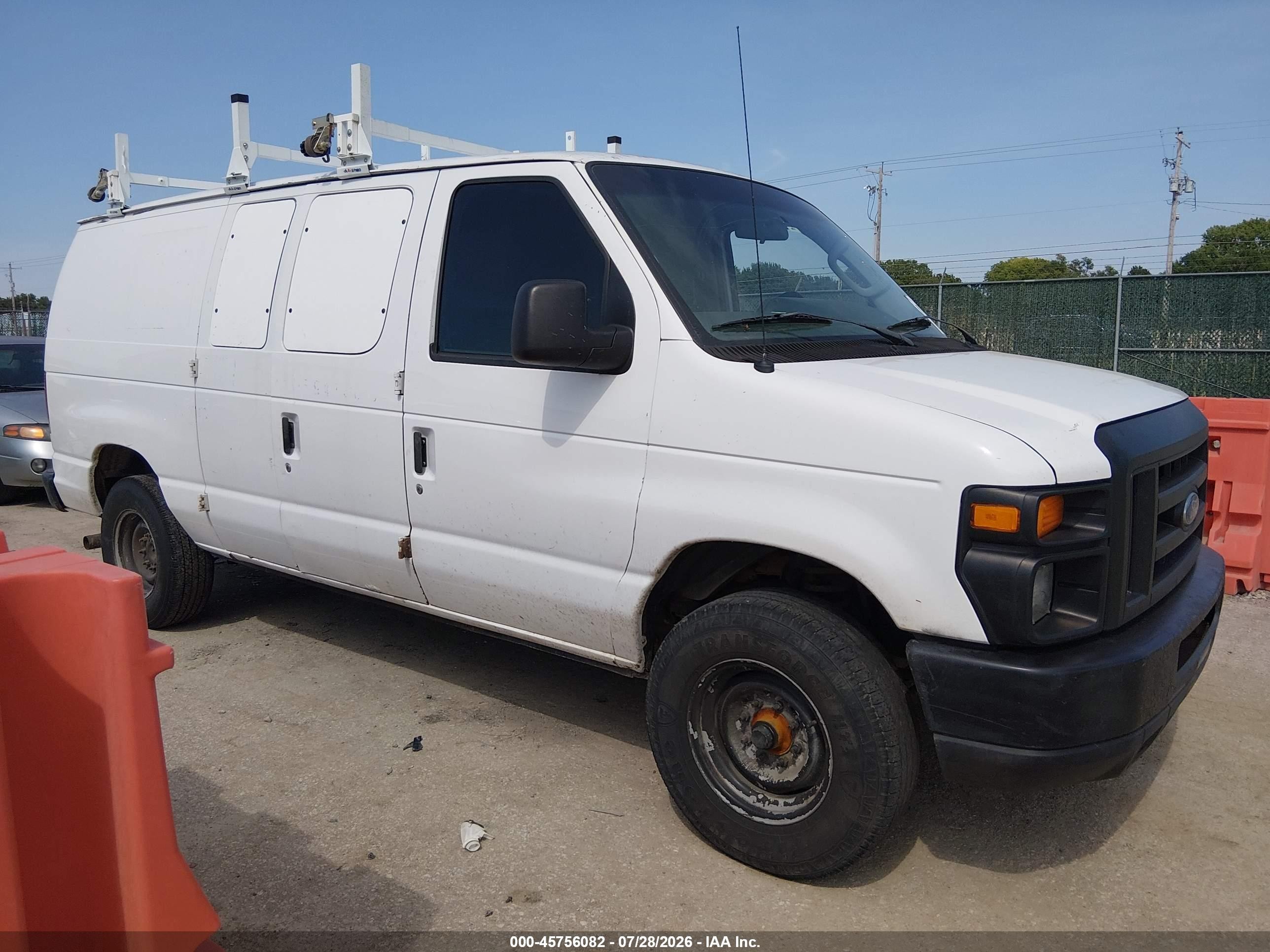 2012 Ford E-250 Commercial White vin: 1FTNE2EL8CDA25764