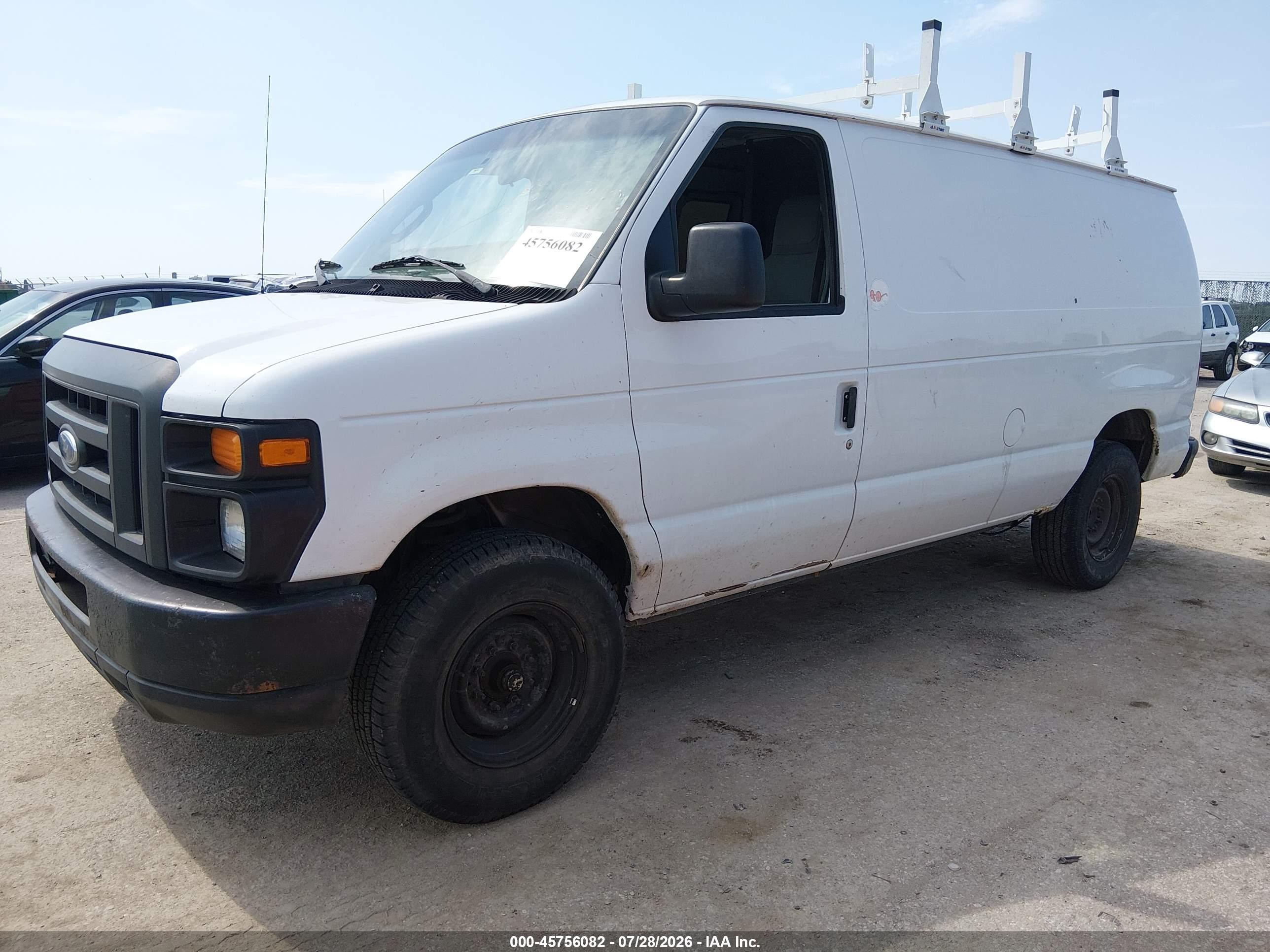 2012 Ford E-250 Commercial White vin: 1FTNE2EL8CDA25764