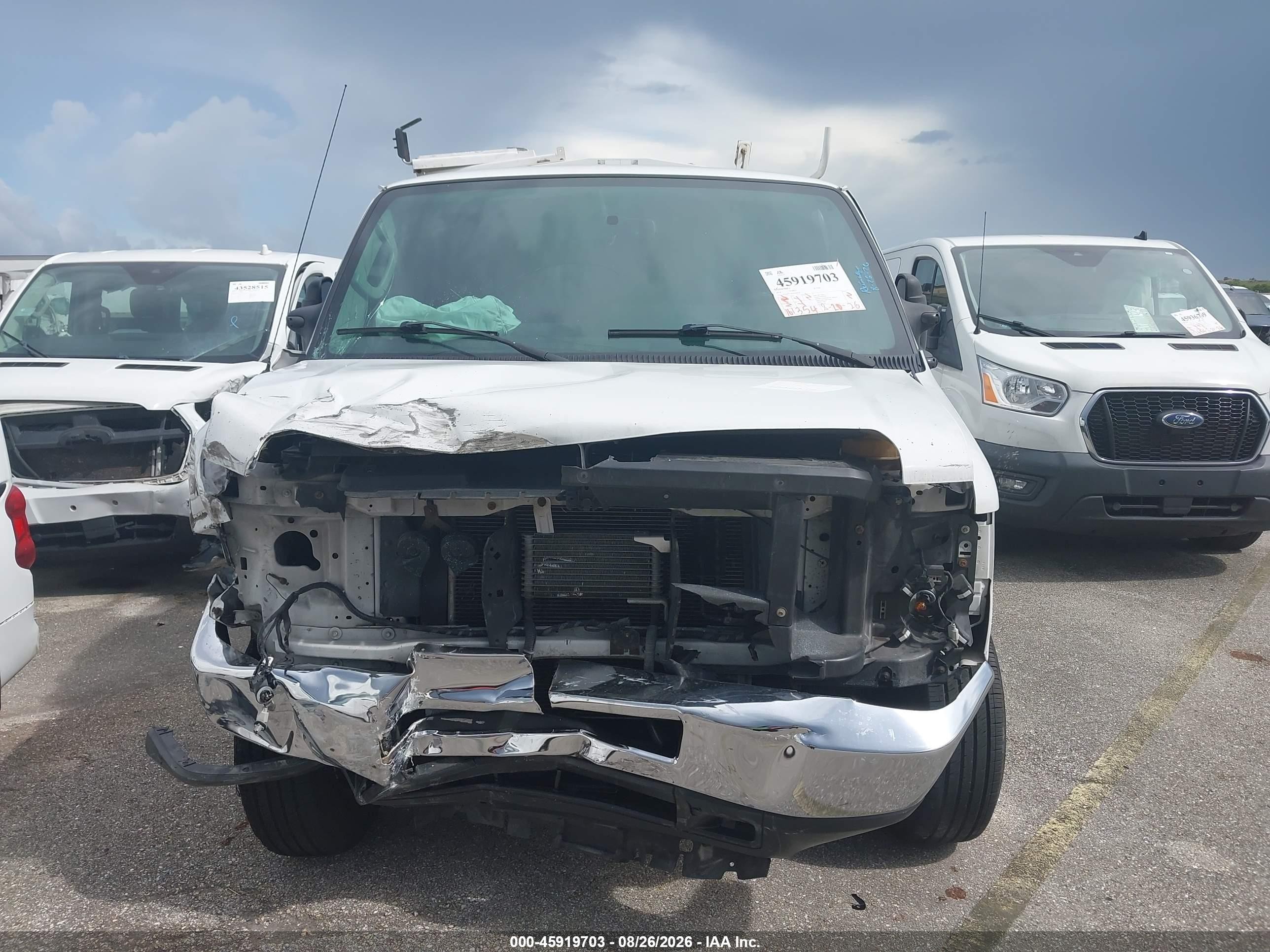 2014 Ford E-250 Commercial White vin: 1FTNE2EL8EDA06618