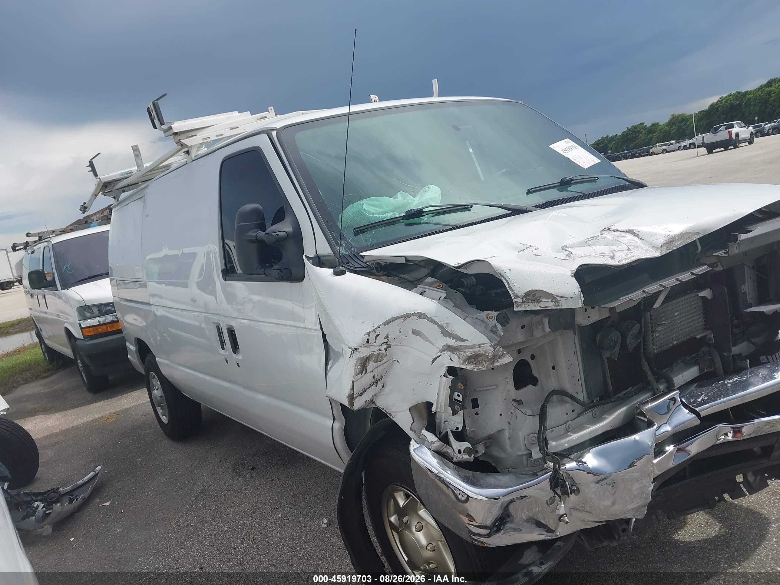 2014 Ford E-250 Commercial White vin: 1FTNE2EL8EDA06618
