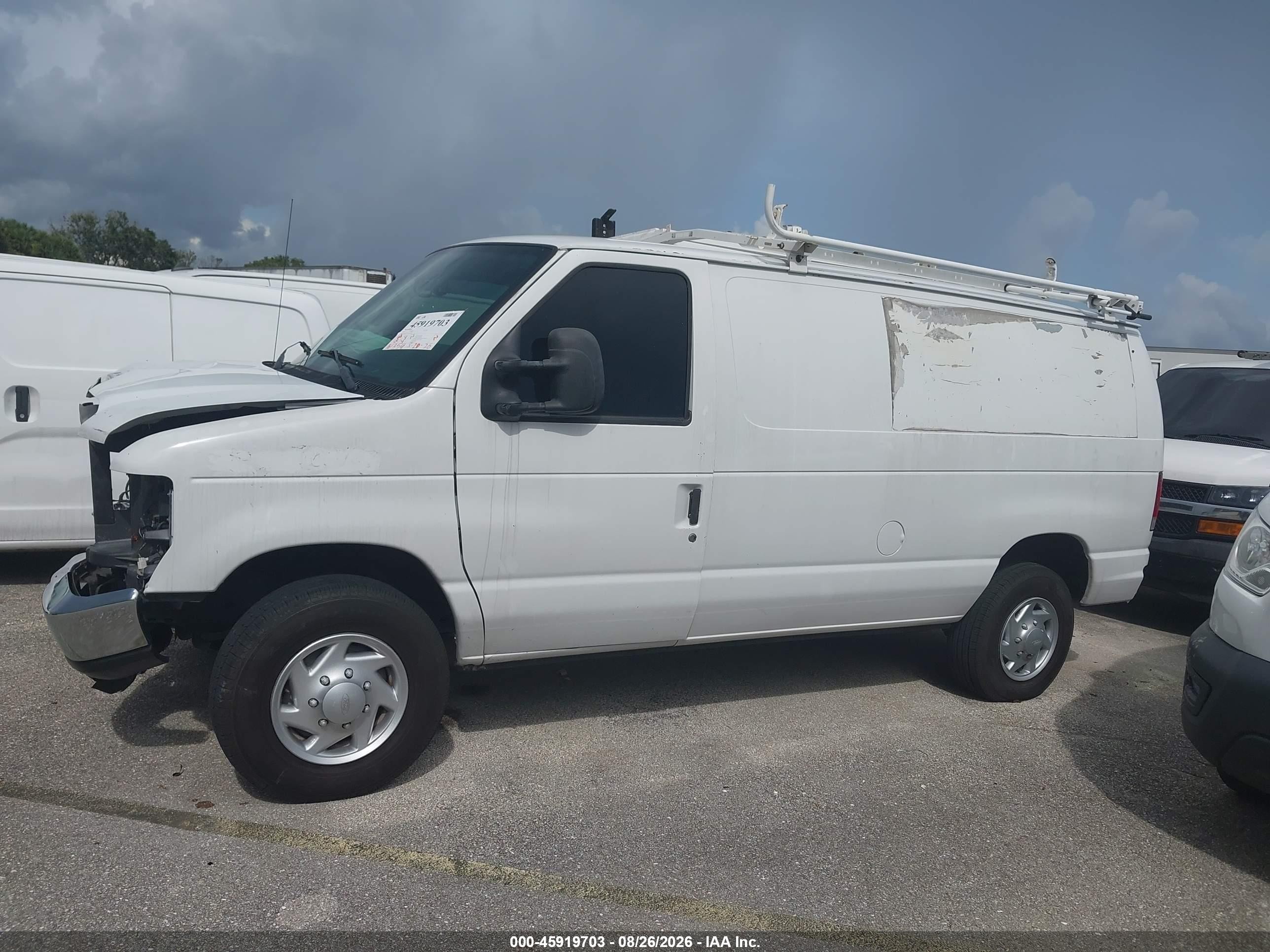 2014 Ford E-250 Commercial White vin: 1FTNE2EL8EDA06618