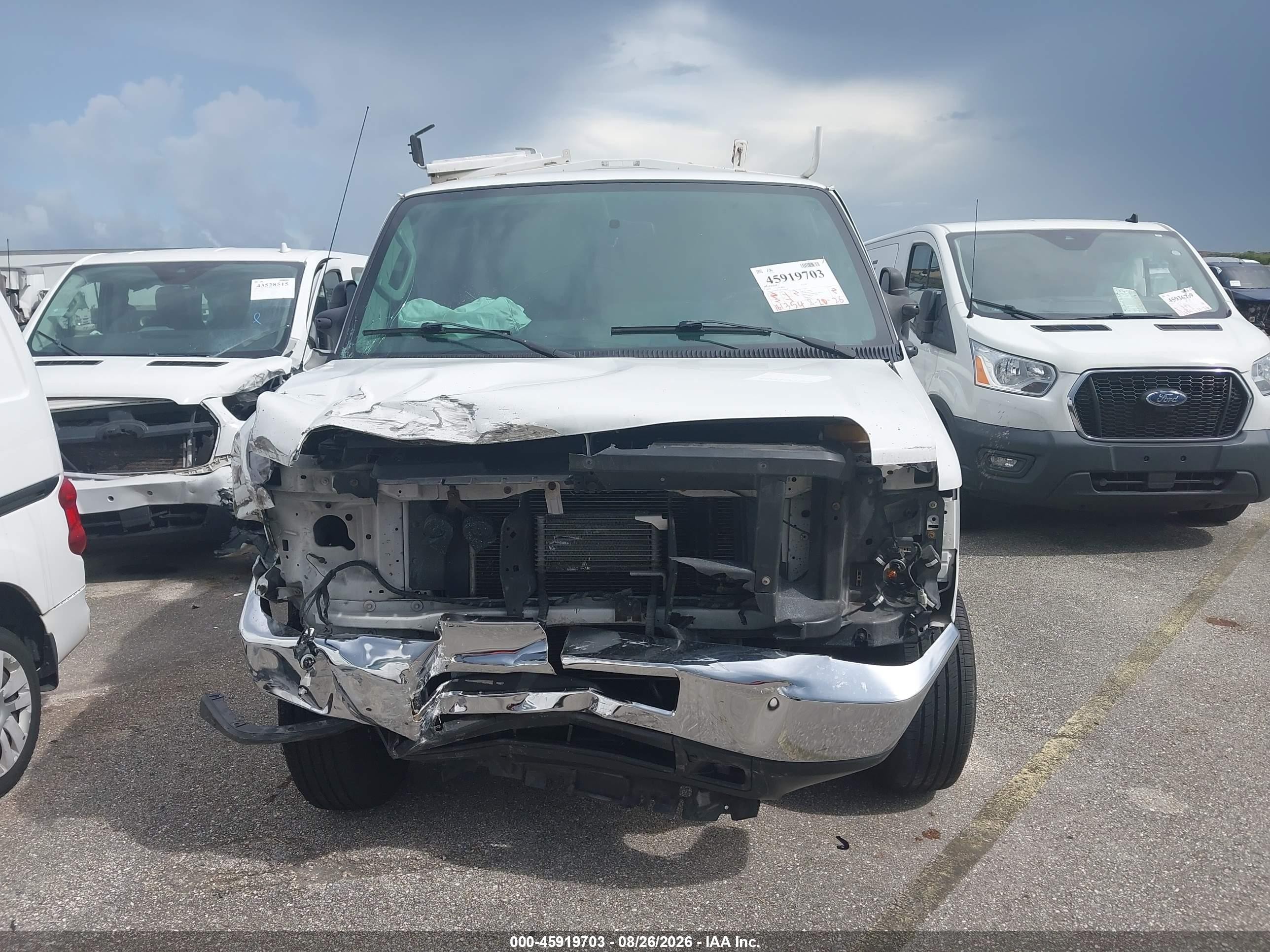 2014 Ford E-250 Commercial White vin: 1FTNE2EL8EDA06618