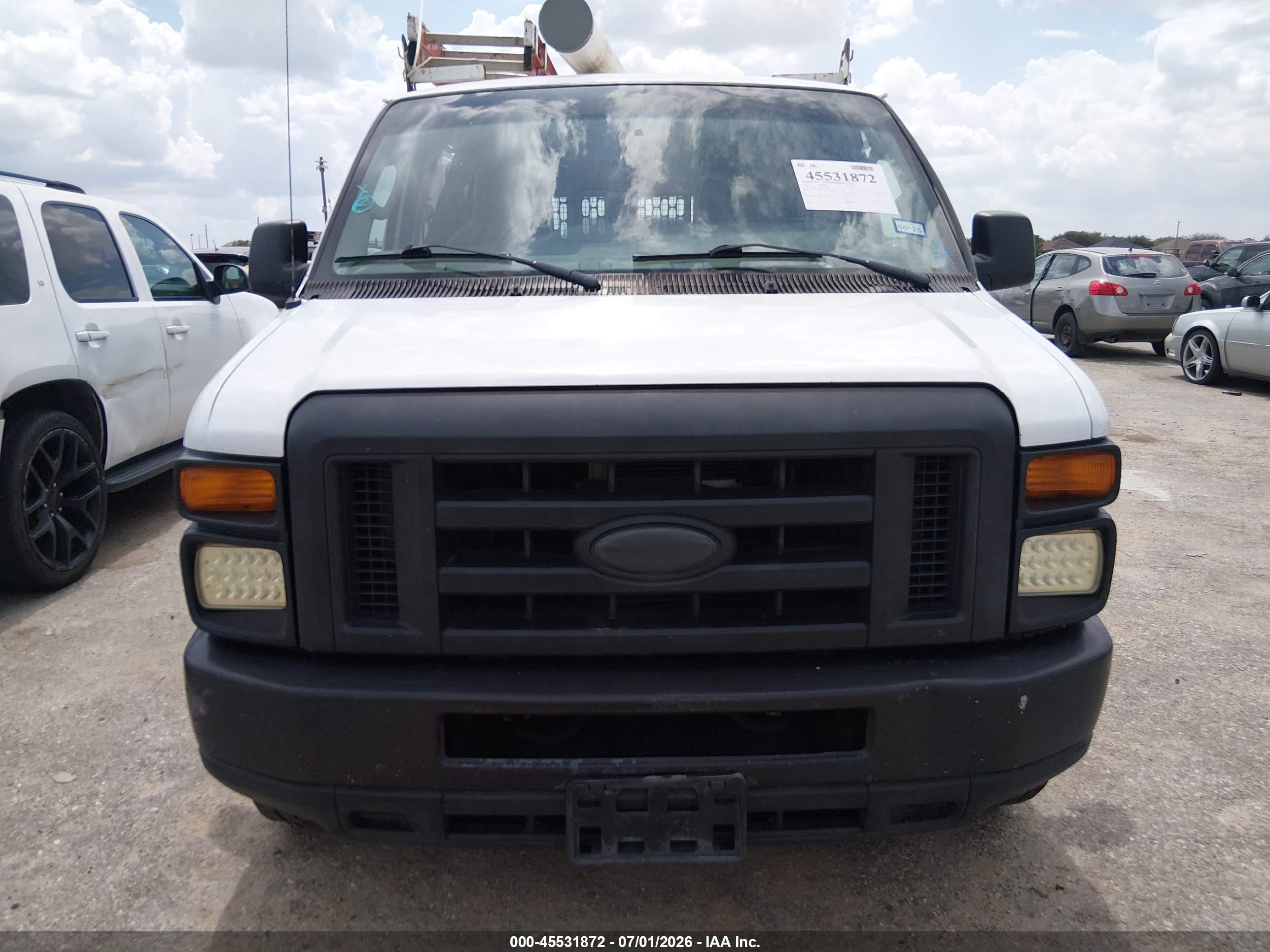 2014 Ford E-250 Commercial White vin: 1FTNE2EL8EDA50294