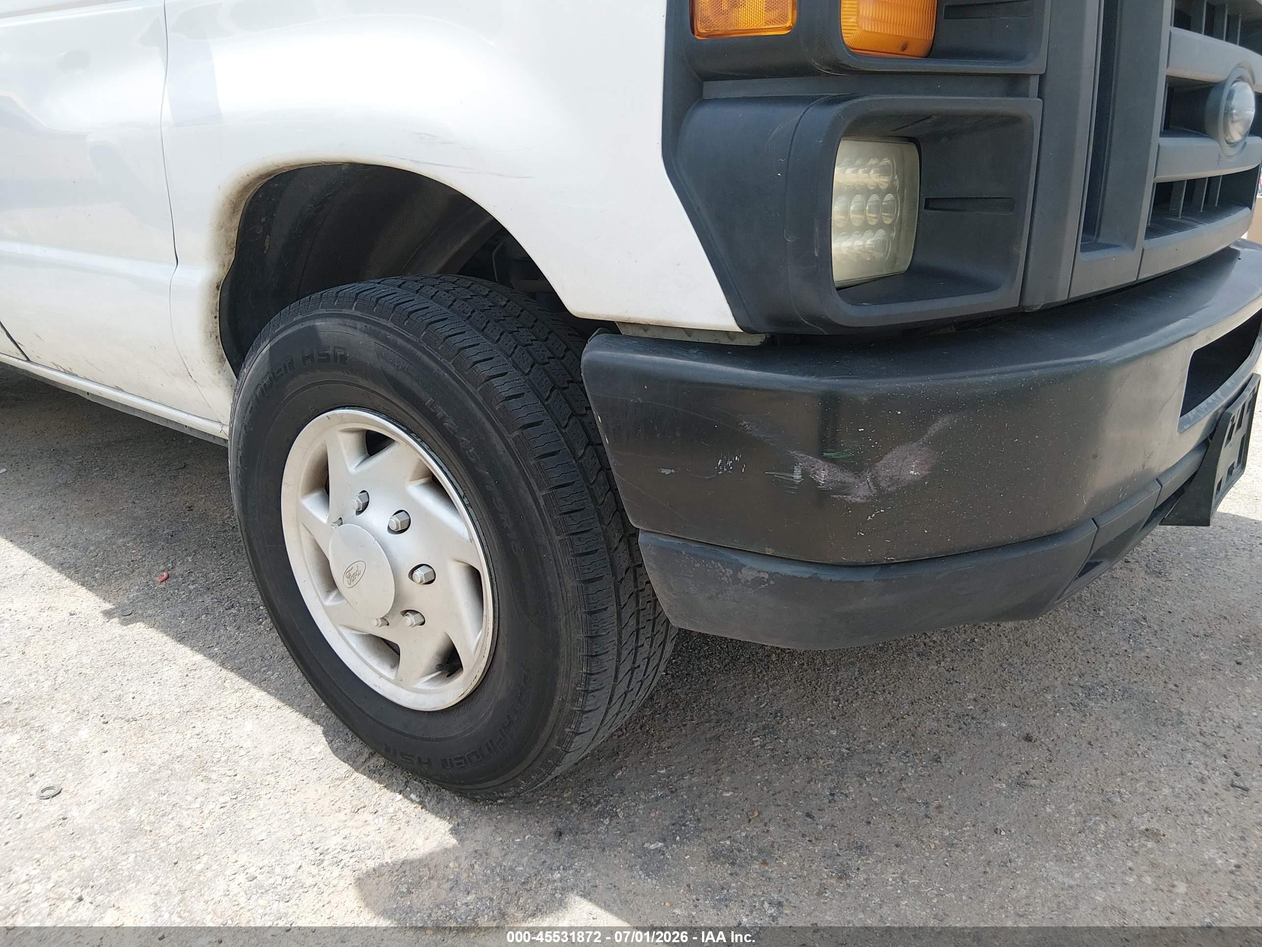 2014 Ford E-250 Commercial White vin: 1FTNE2EL8EDA50294