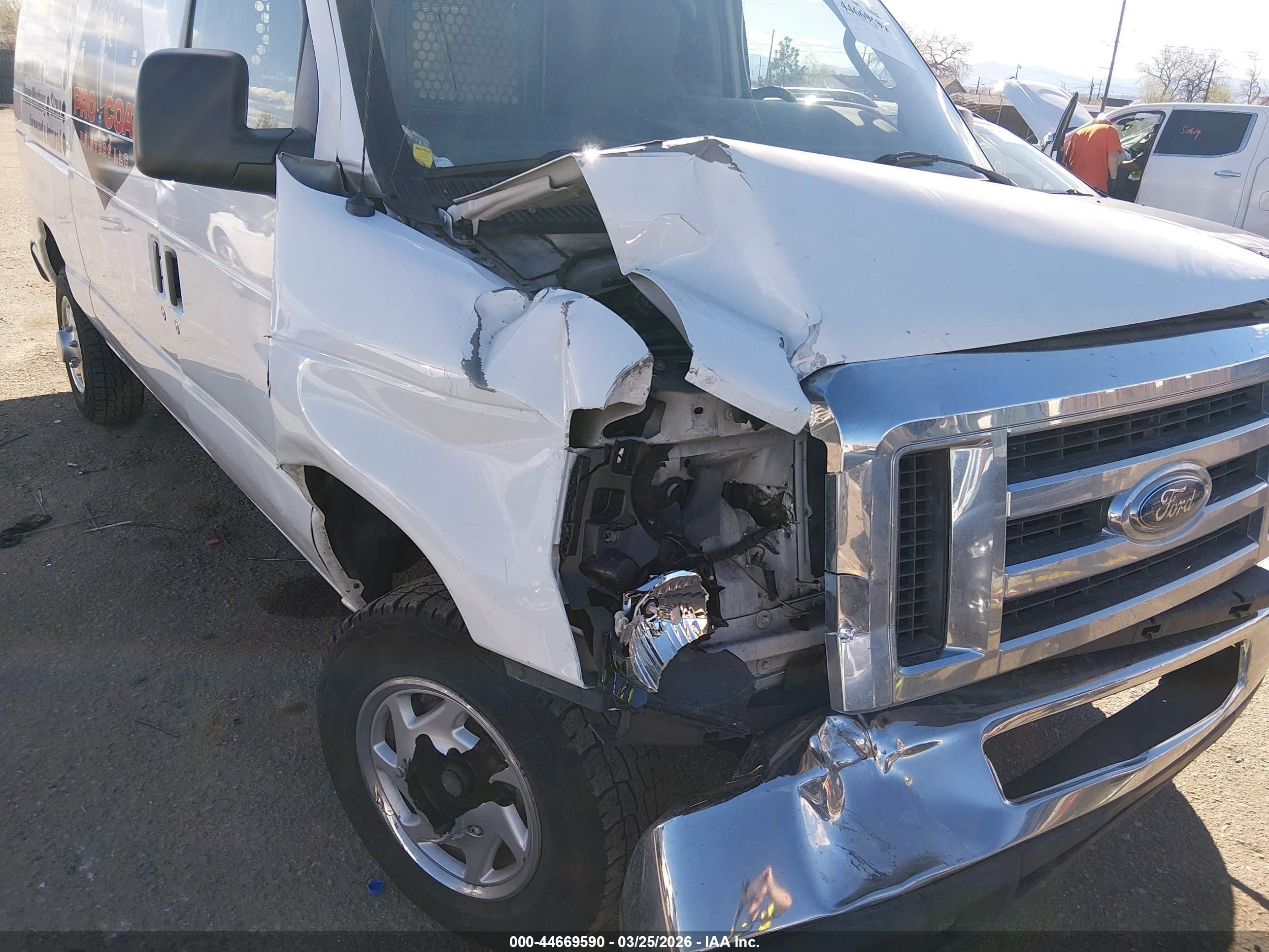 2014 Ford E-250 Commercial White vin: 1FTNE2EL9EDA91078