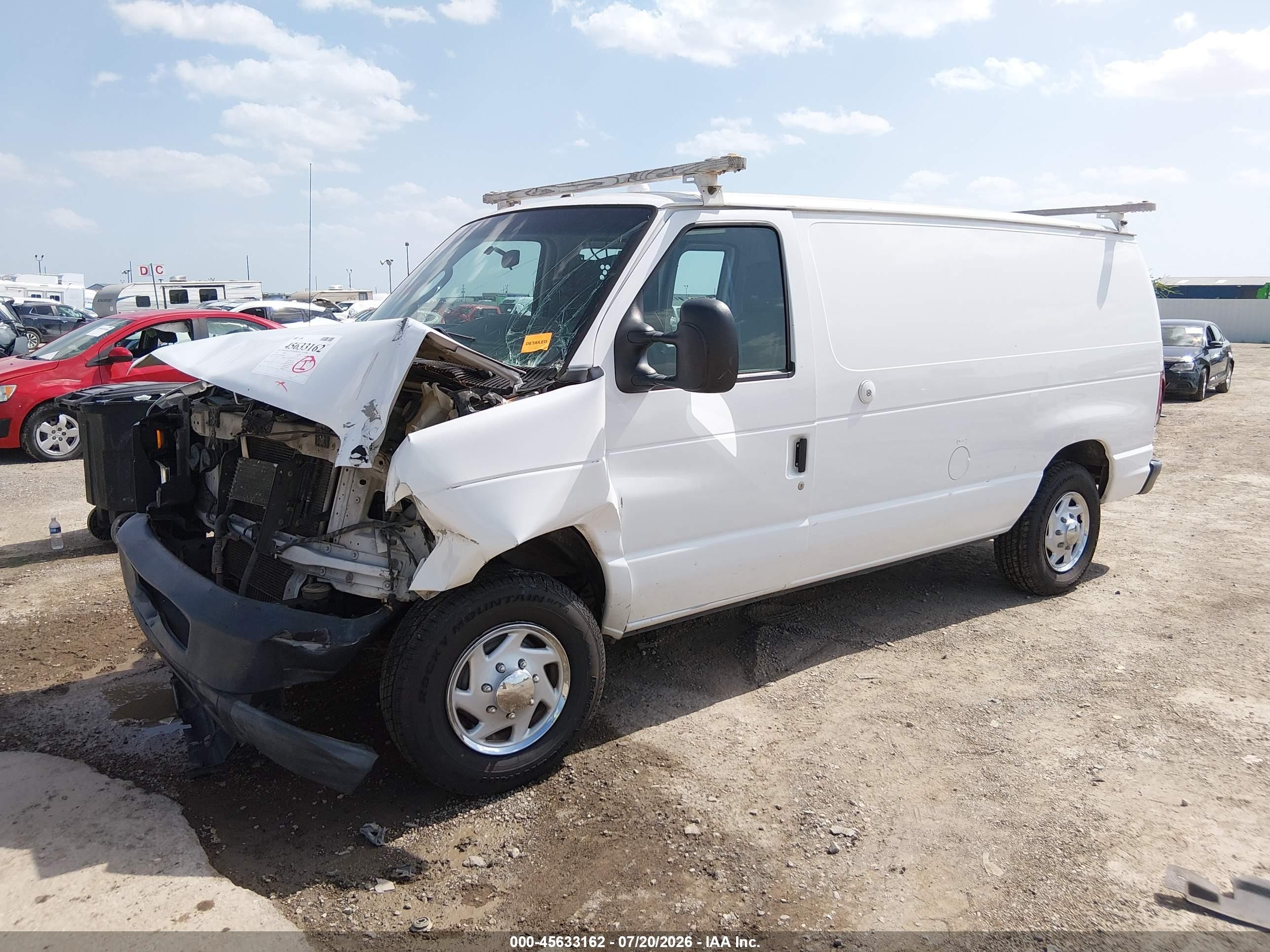 2011 Ford E-250 Commercial White vin: 1FTNE2ELXBDB09812