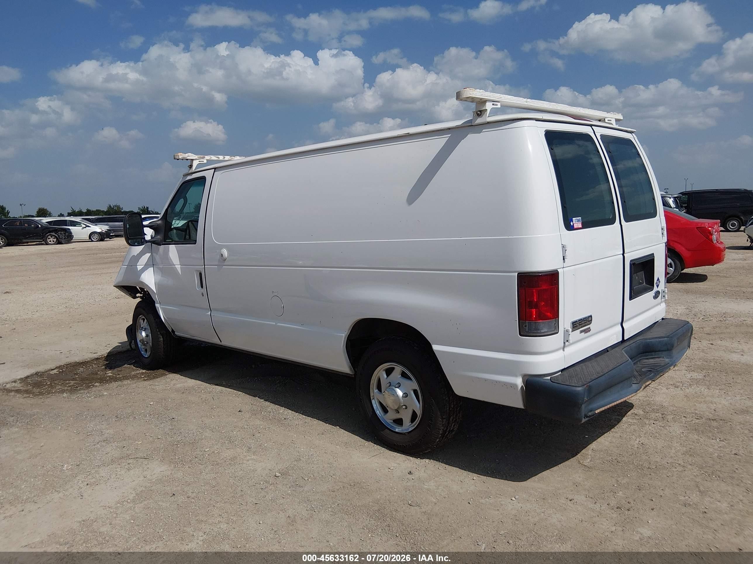 2011 Ford E-250 Commercial White vin: 1FTNE2ELXBDB09812