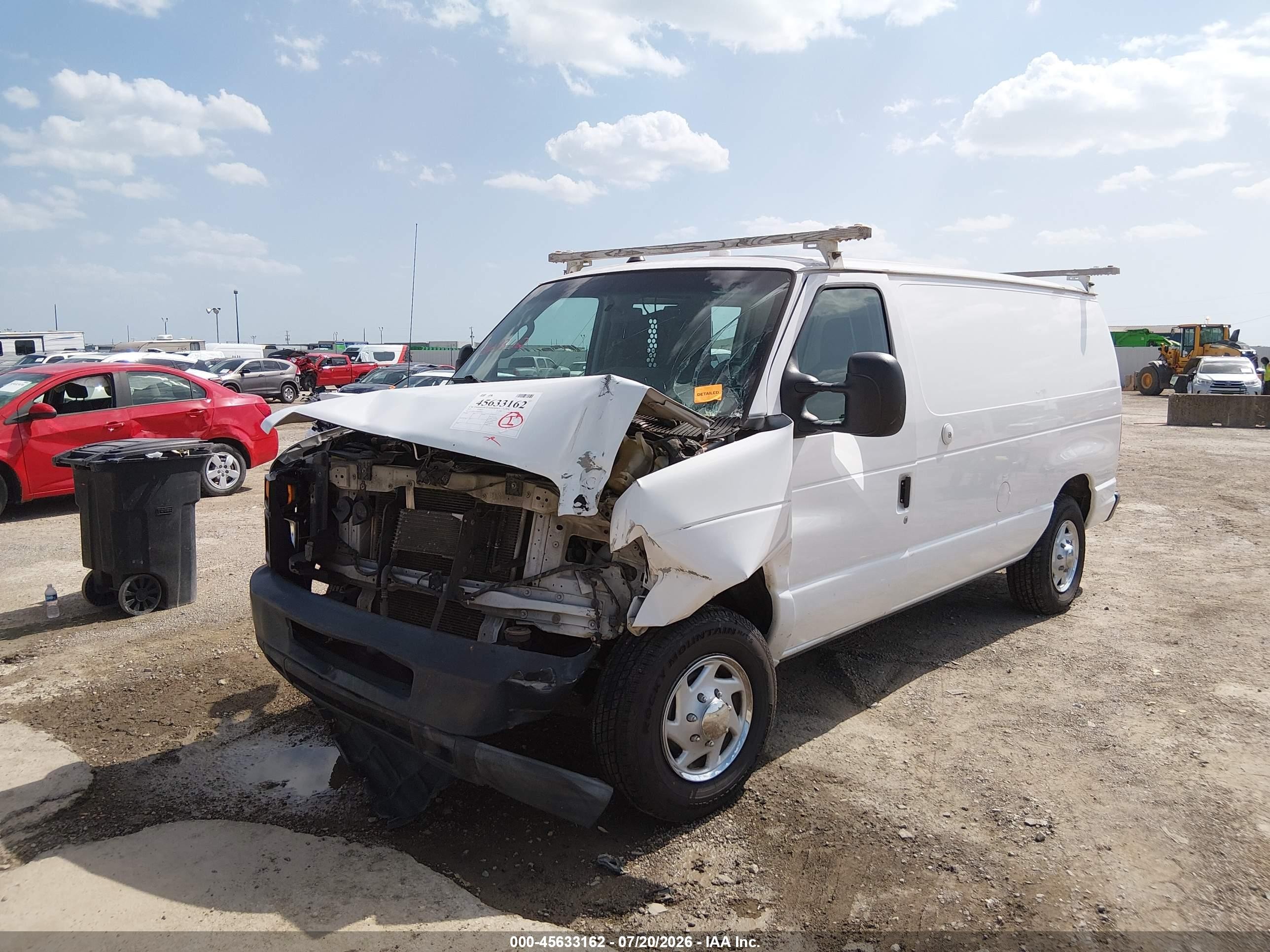 2011 Ford E-250 Commercial White vin: 1FTNE2ELXBDB09812