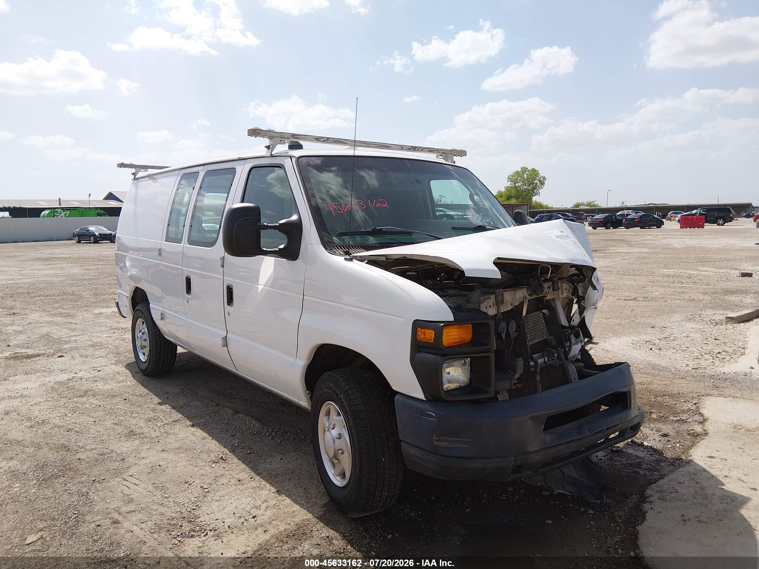 2011 Ford E-250 Commercial White vin: 1FTNE2ELXBDB09812