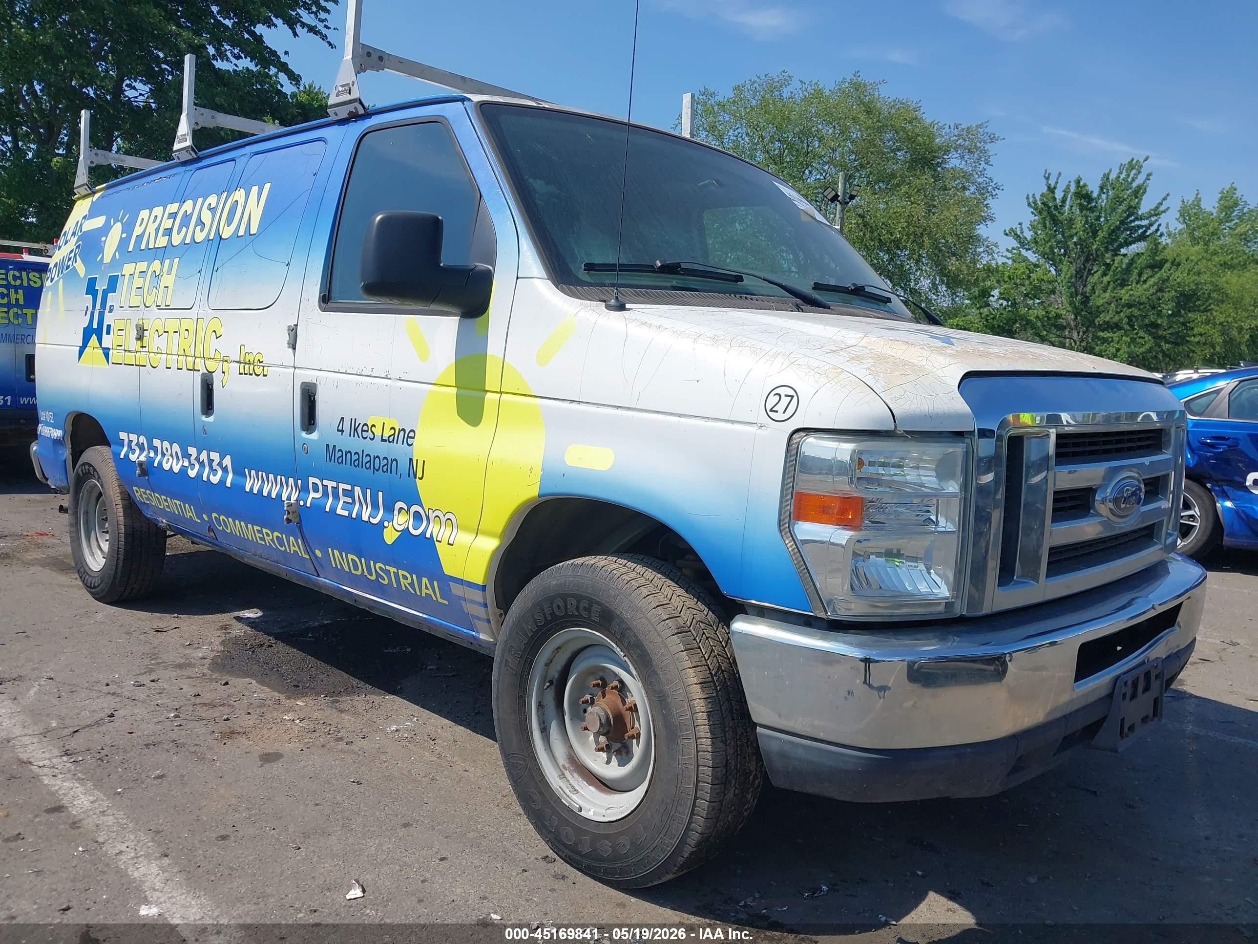 2012 Ford E-250 Commercial White vin: 1FTNE2ELXCDA94830