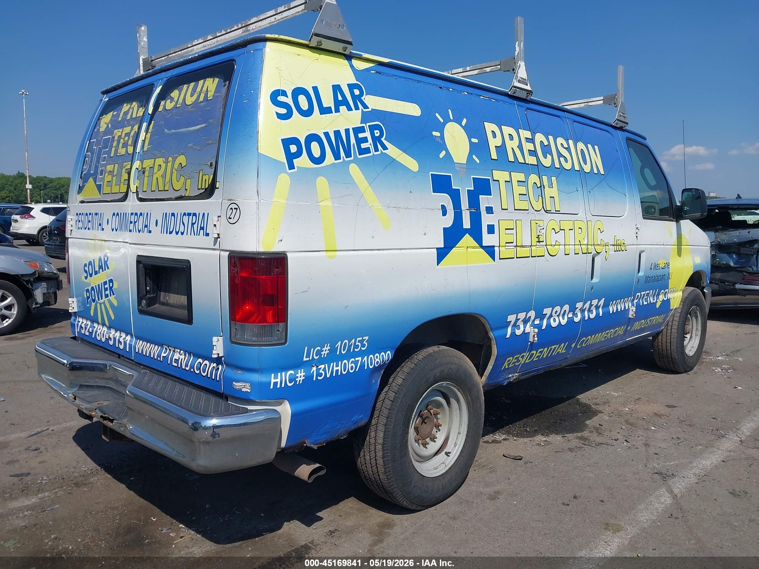 2012 Ford E-250 Commercial White vin: 1FTNE2ELXCDA94830