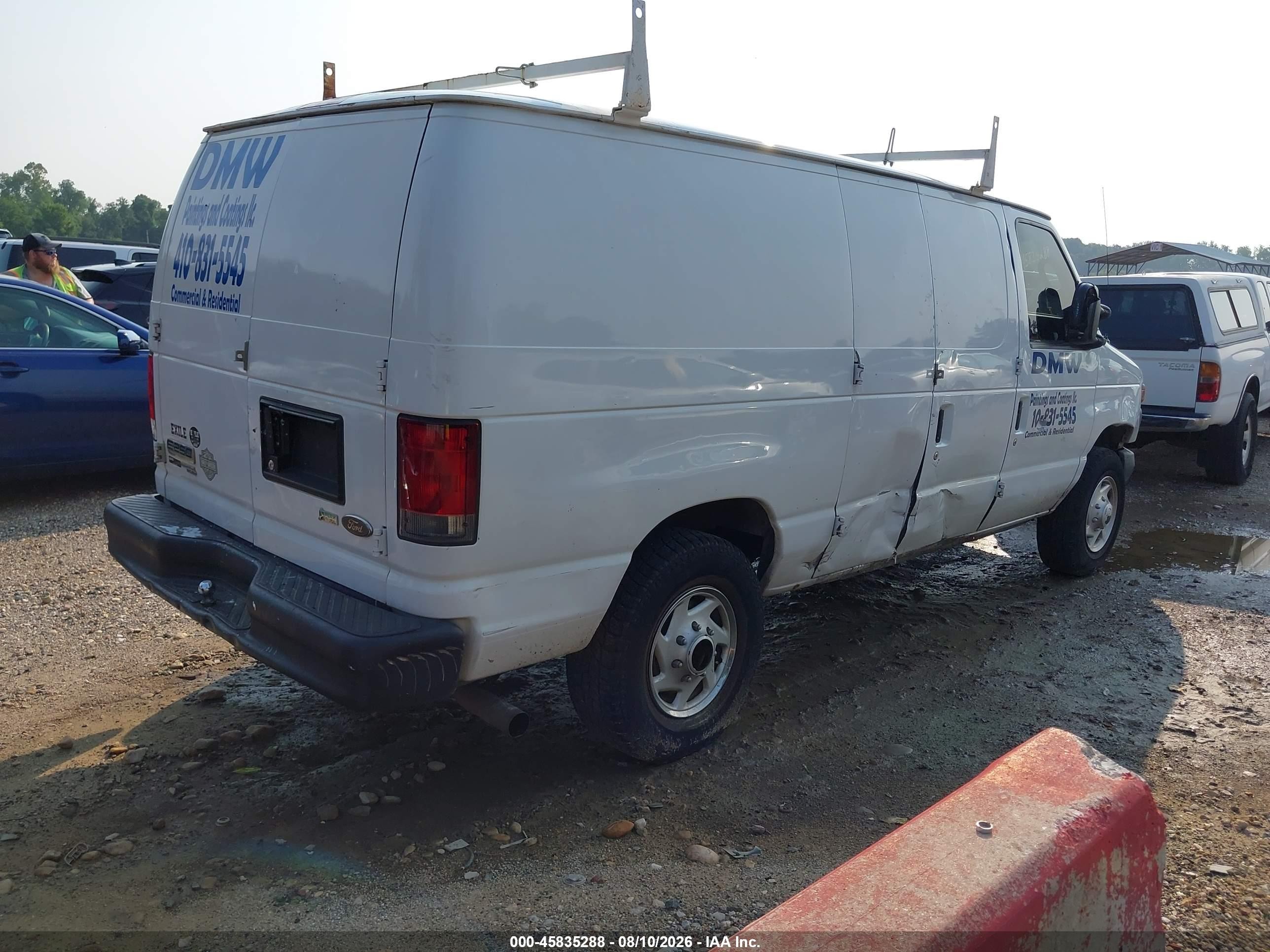 2014 Ford E-250 Commercial White vin: 1FTNE2ELXEDA67212