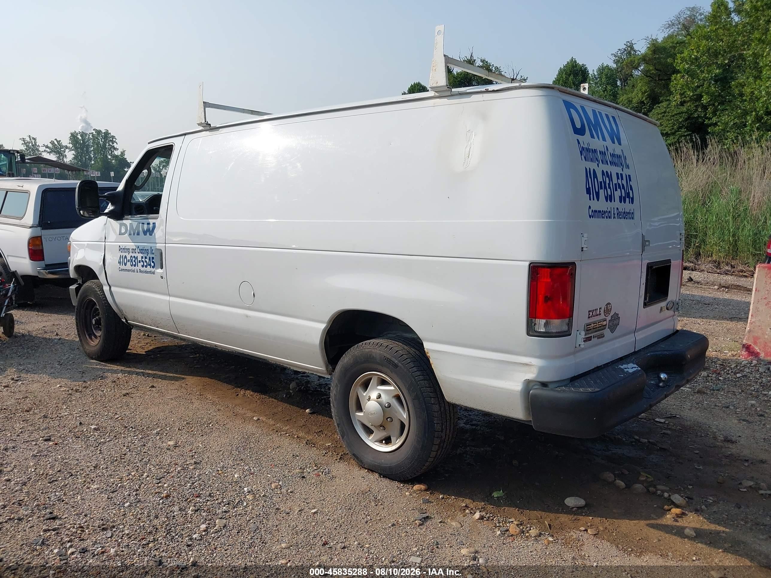 2014 Ford E-250 Commercial White vin: 1FTNE2ELXEDA67212