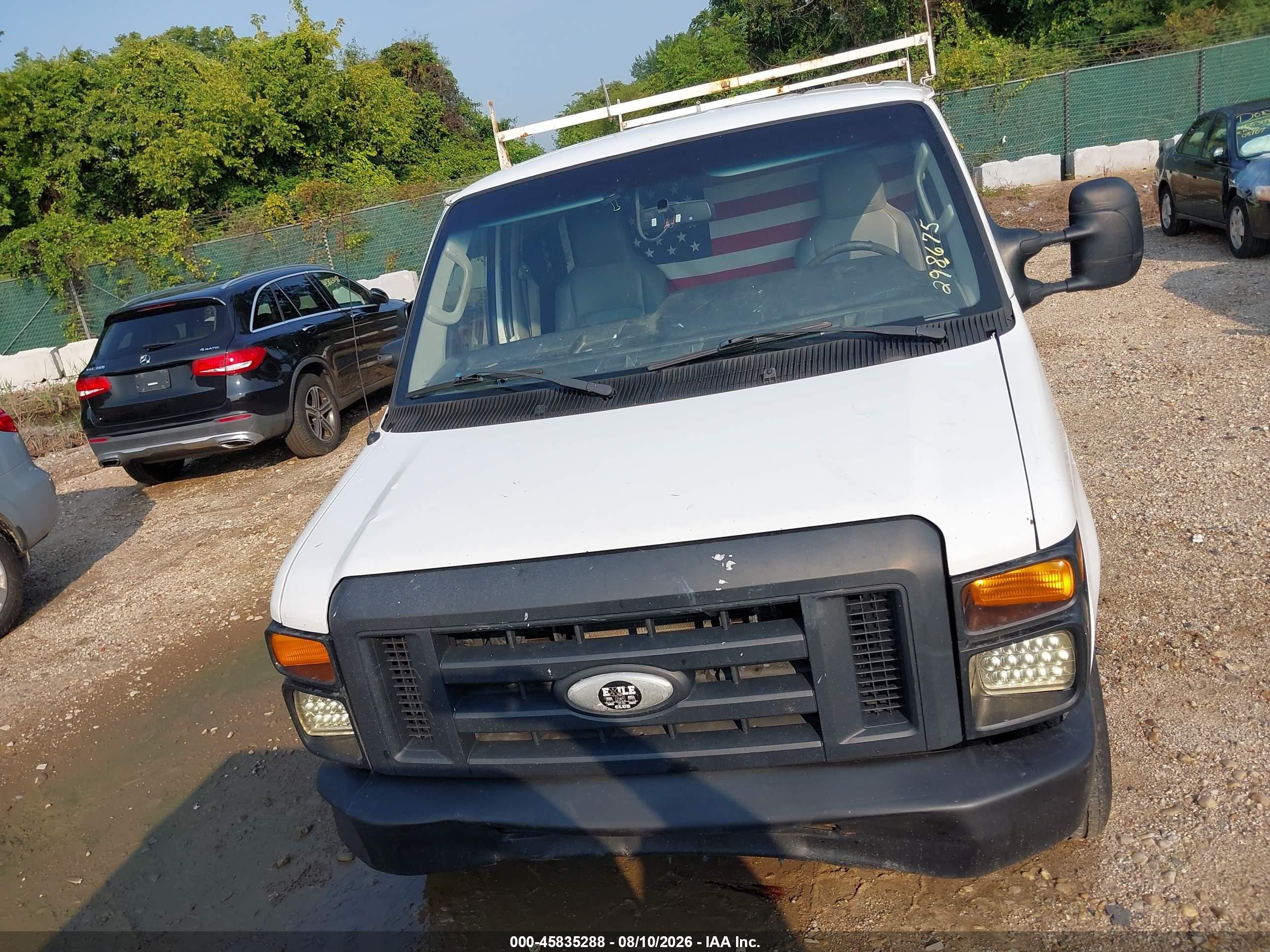 2014 Ford E-250 Commercial White vin: 1FTNE2ELXEDA67212