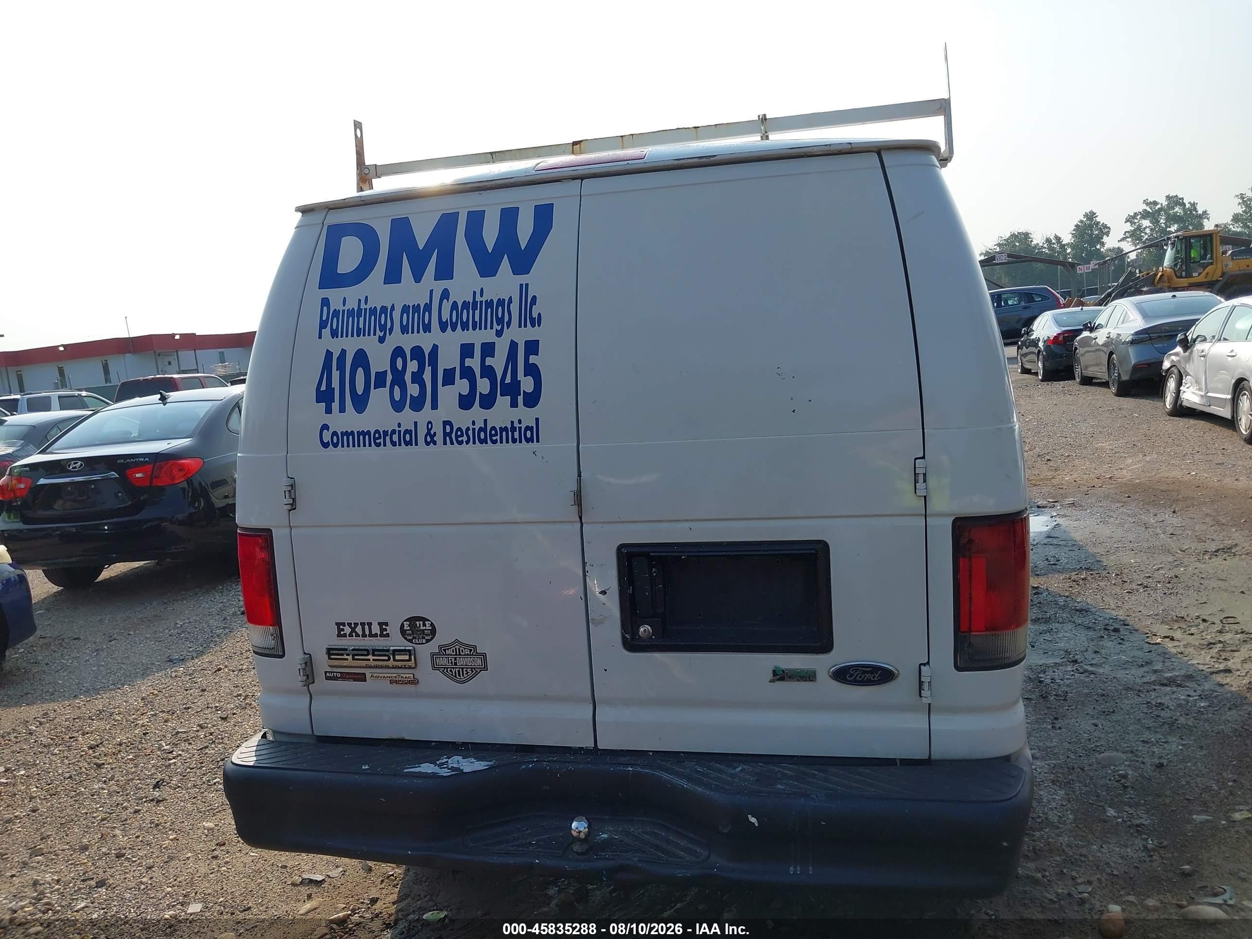 2014 Ford E-250 Commercial White vin: 1FTNE2ELXEDA67212