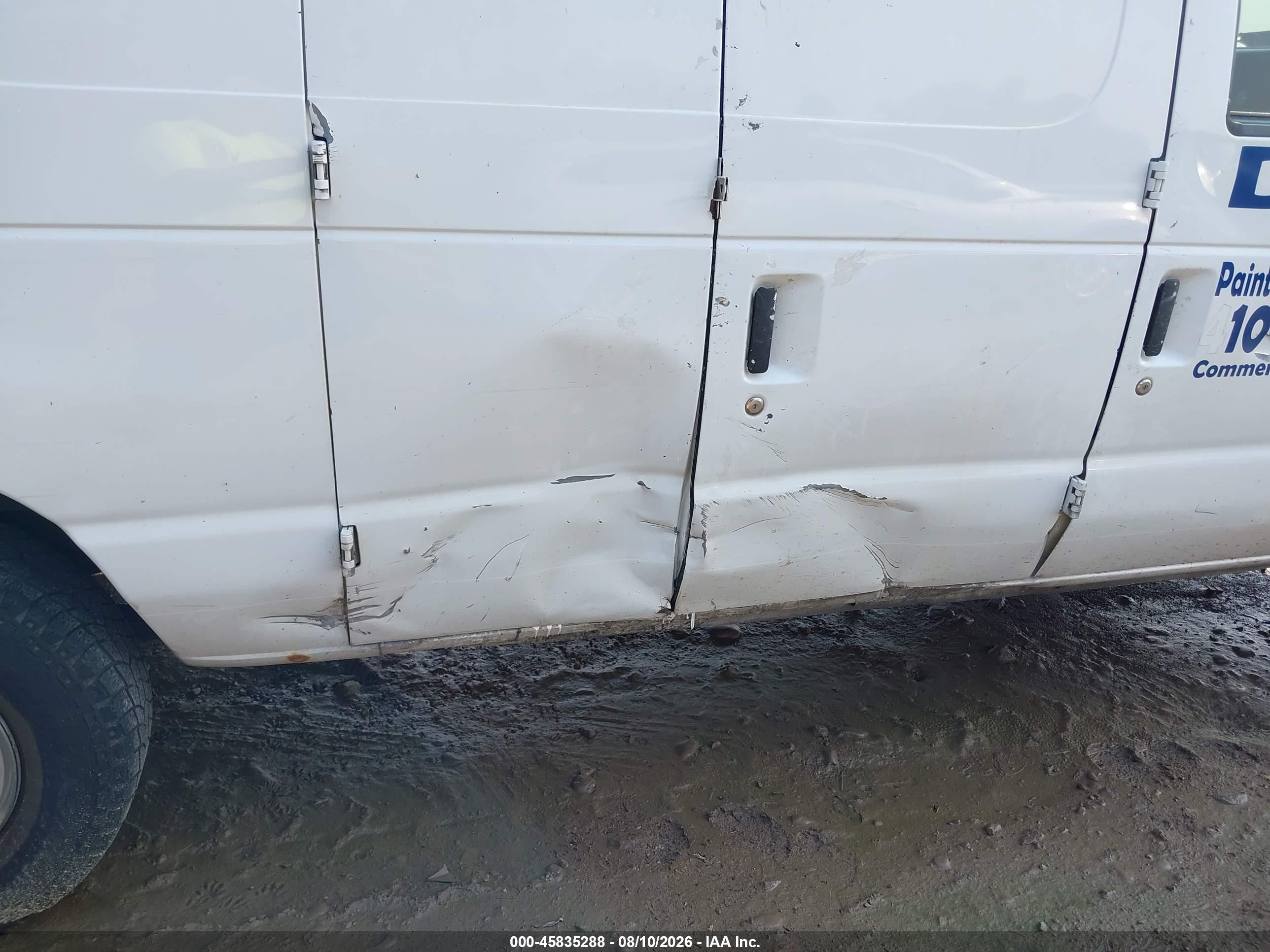 2014 Ford E-250 Commercial White vin: 1FTNE2ELXEDA67212