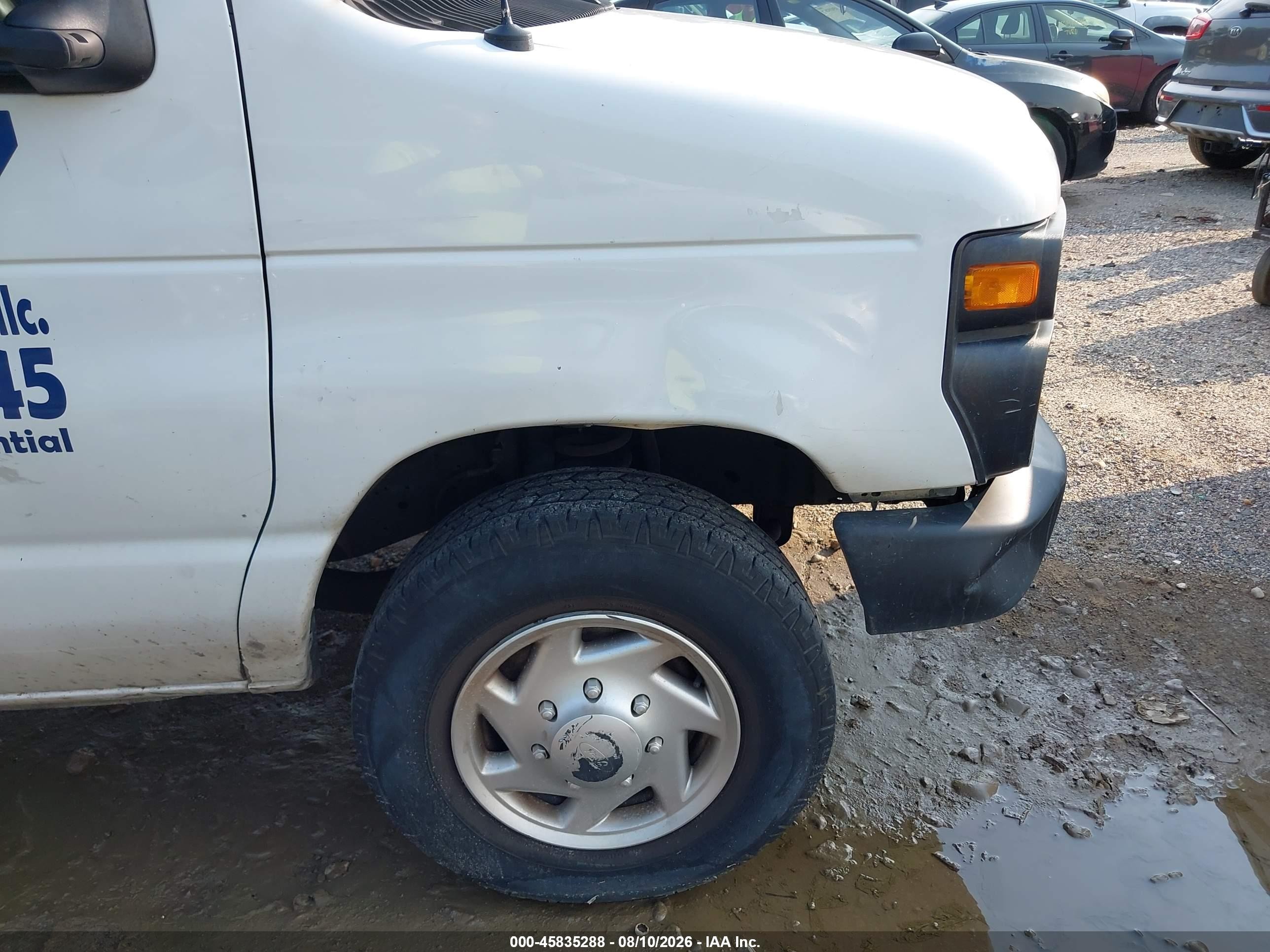 2014 Ford E-250 Commercial White vin: 1FTNE2ELXEDA67212