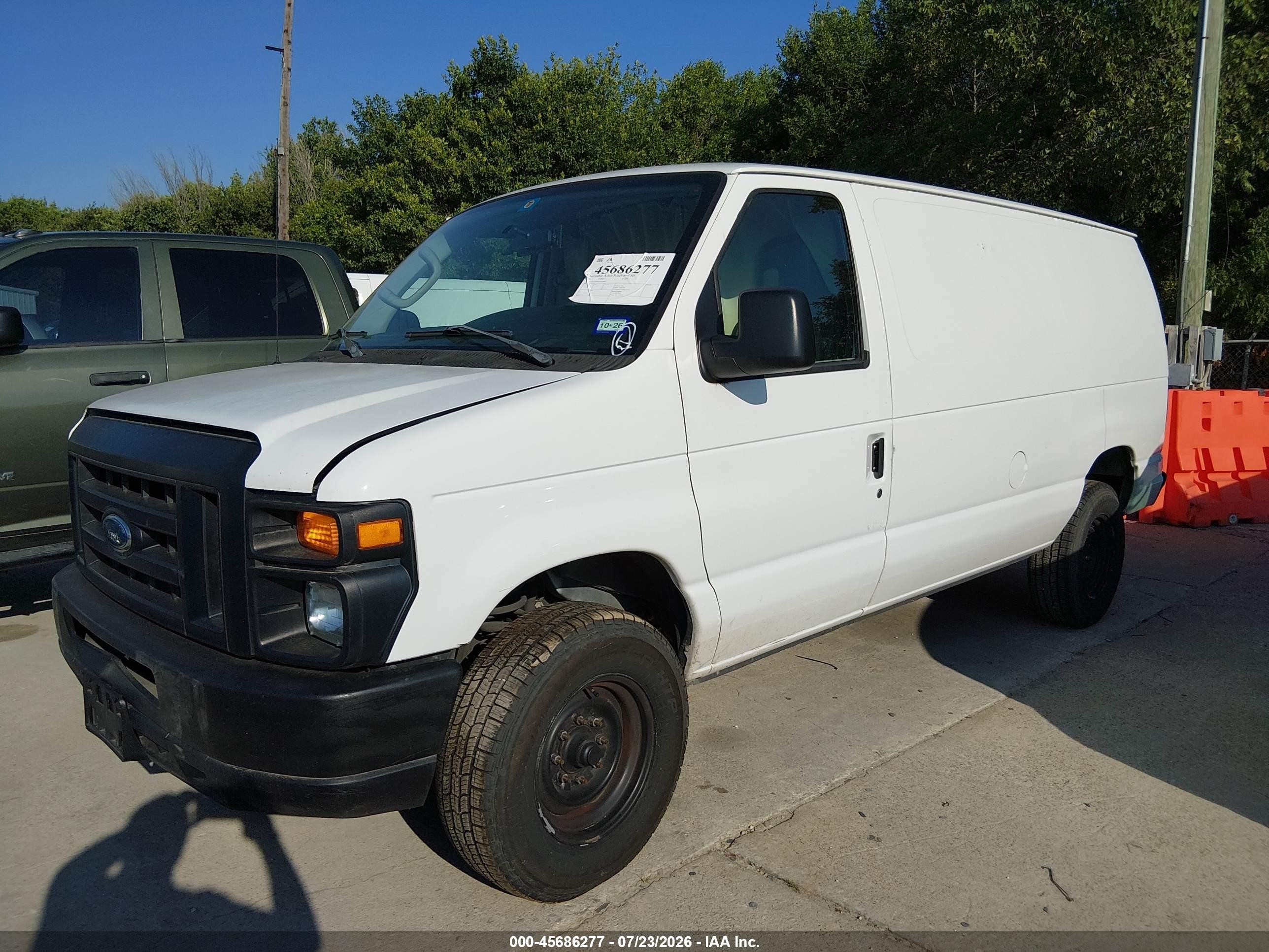 2010 Ford E-250 Commercial/recreational White vin: 1FTNE2EW0ADA68647
