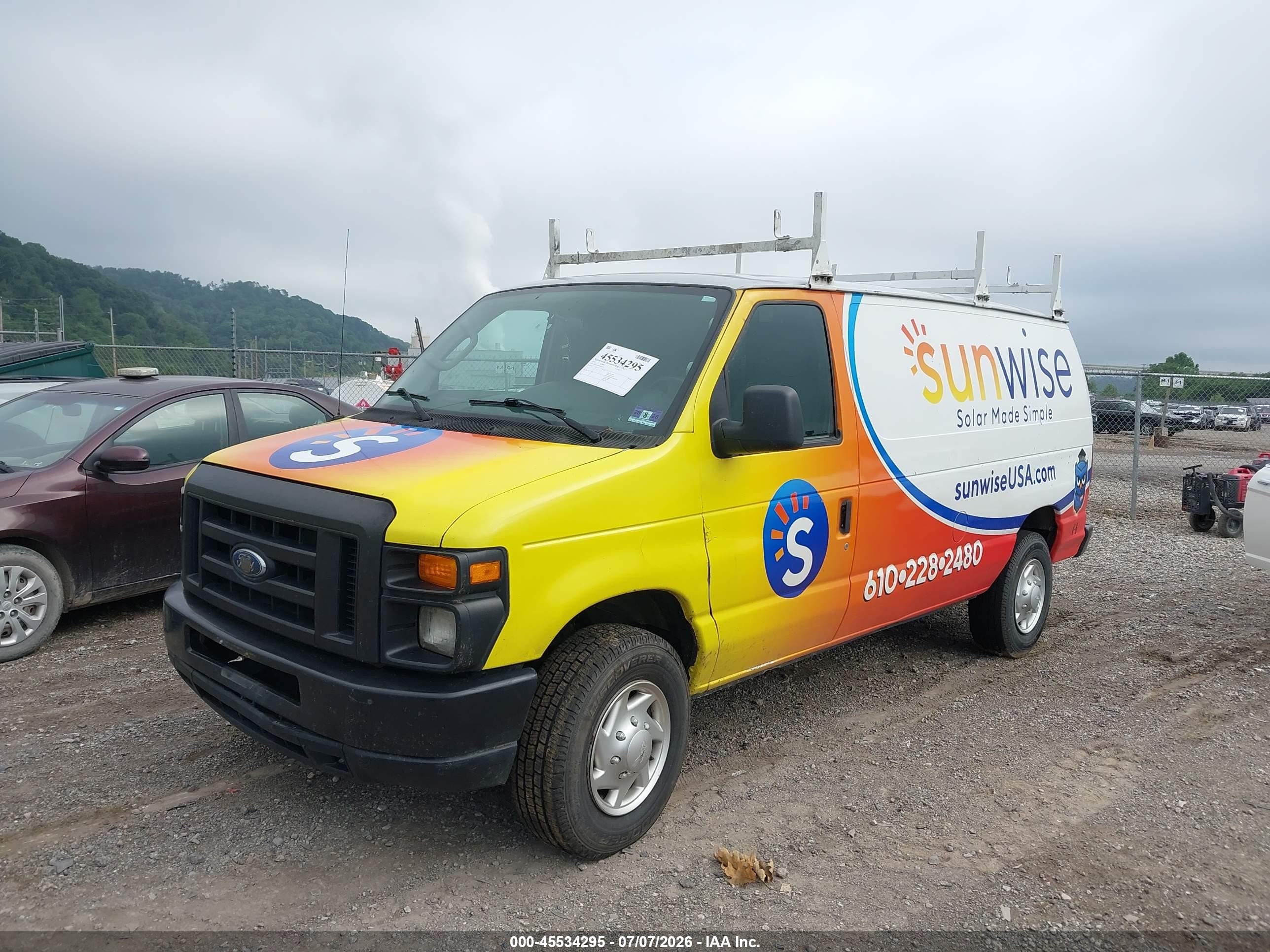 2011 Ford E-250 Commercial/recreational Белый vin: 1FTNE2EW0BDB18917