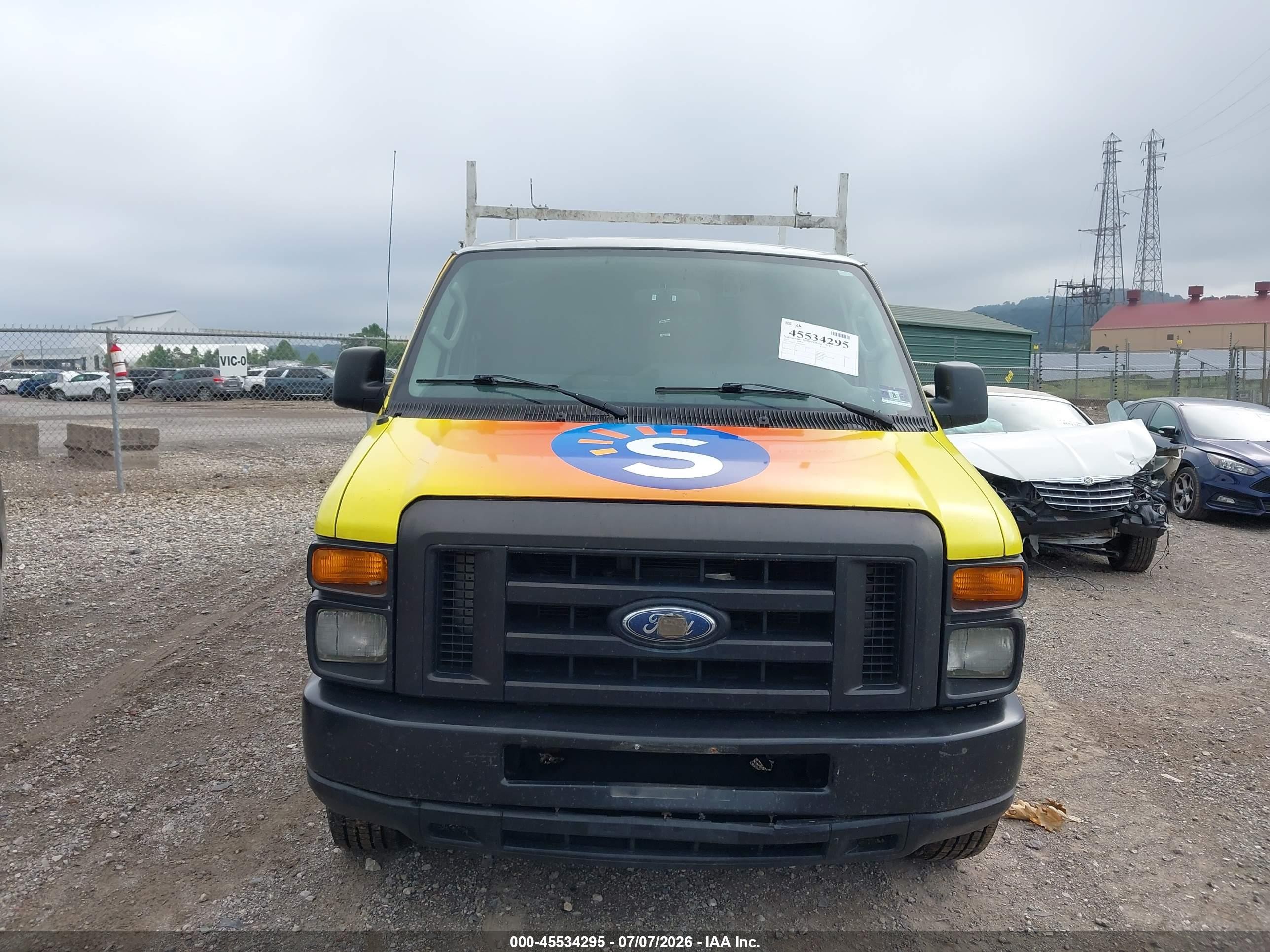 2011 Ford E-250 Commercial/recreational Белый vin: 1FTNE2EW0BDB18917