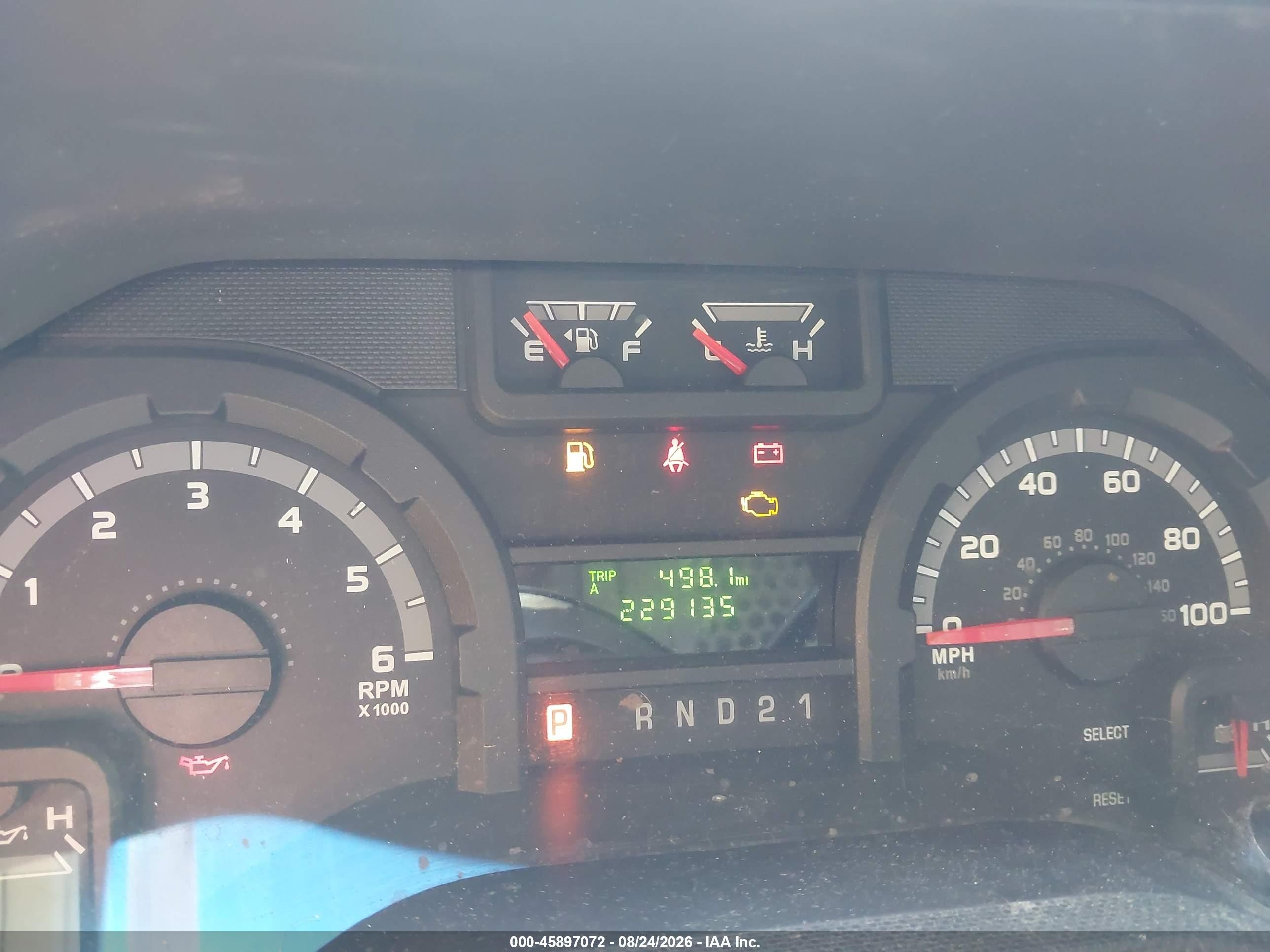 2012 Ford E-250 Commercial Белый vin: 1FTNE2EW0CDA24571