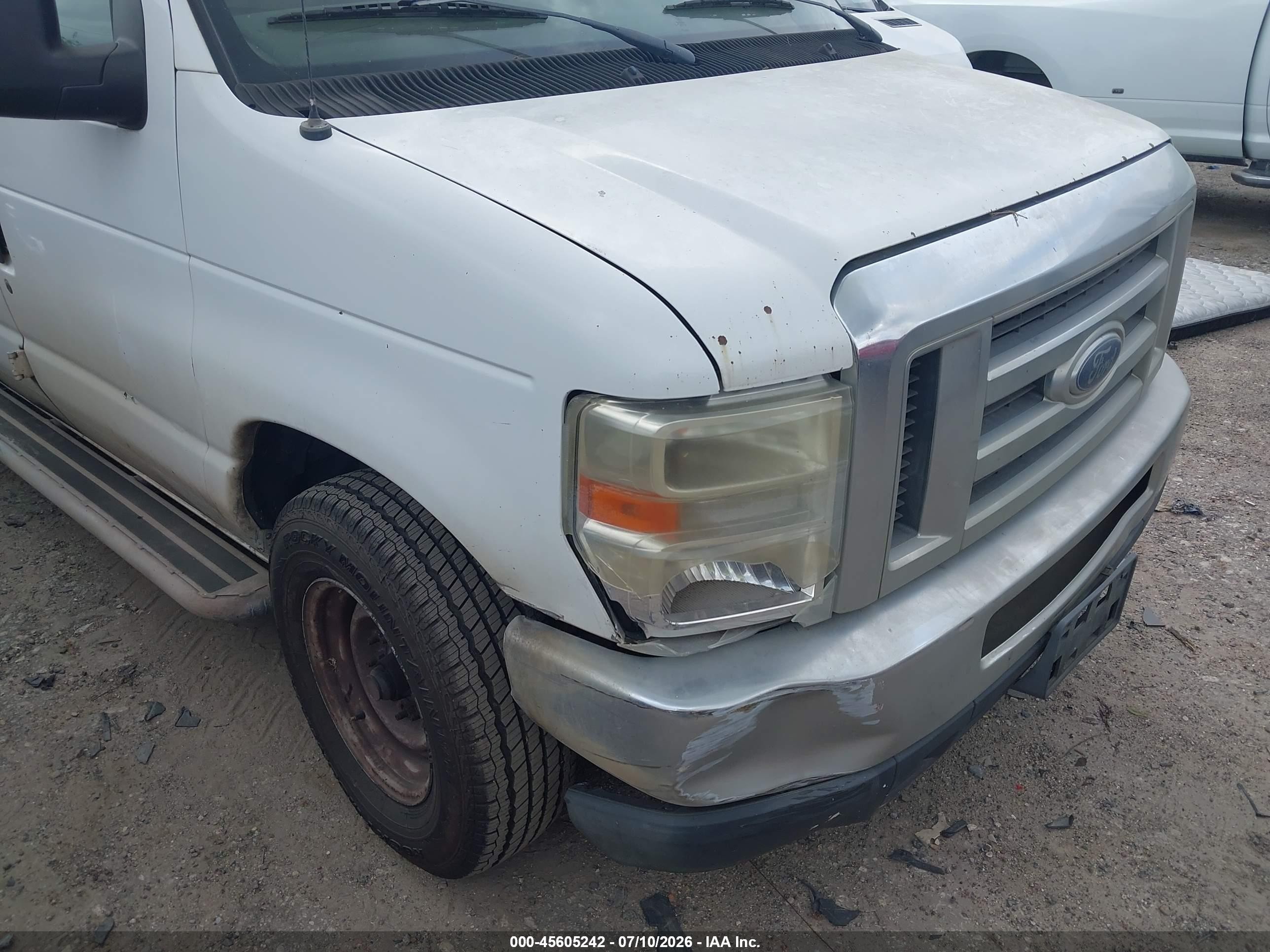 2012 Ford E-250 Commercial White vin: 1FTNE2EW0CDA84396