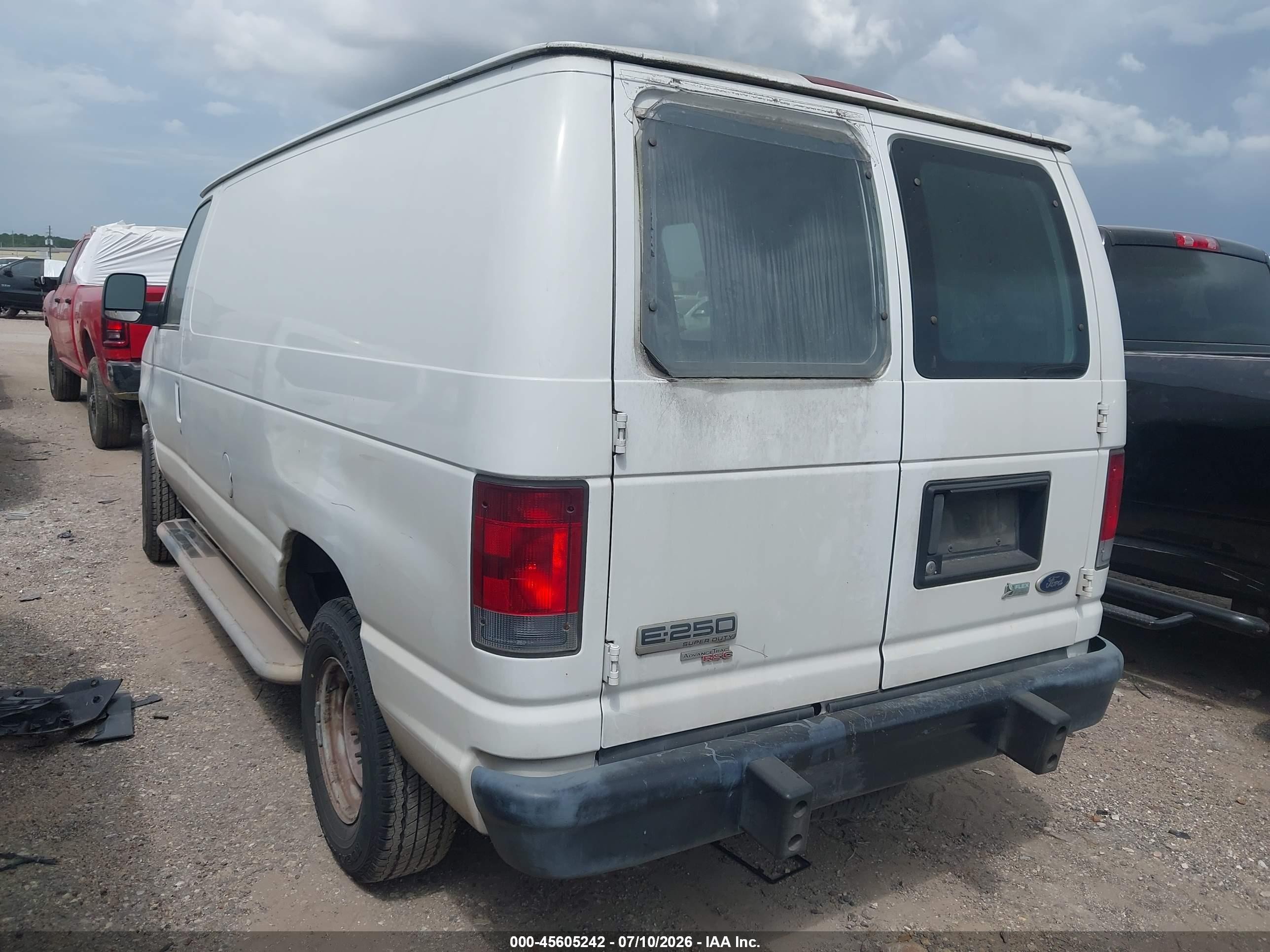 2012 Ford E-250 Commercial White vin: 1FTNE2EW0CDA84396