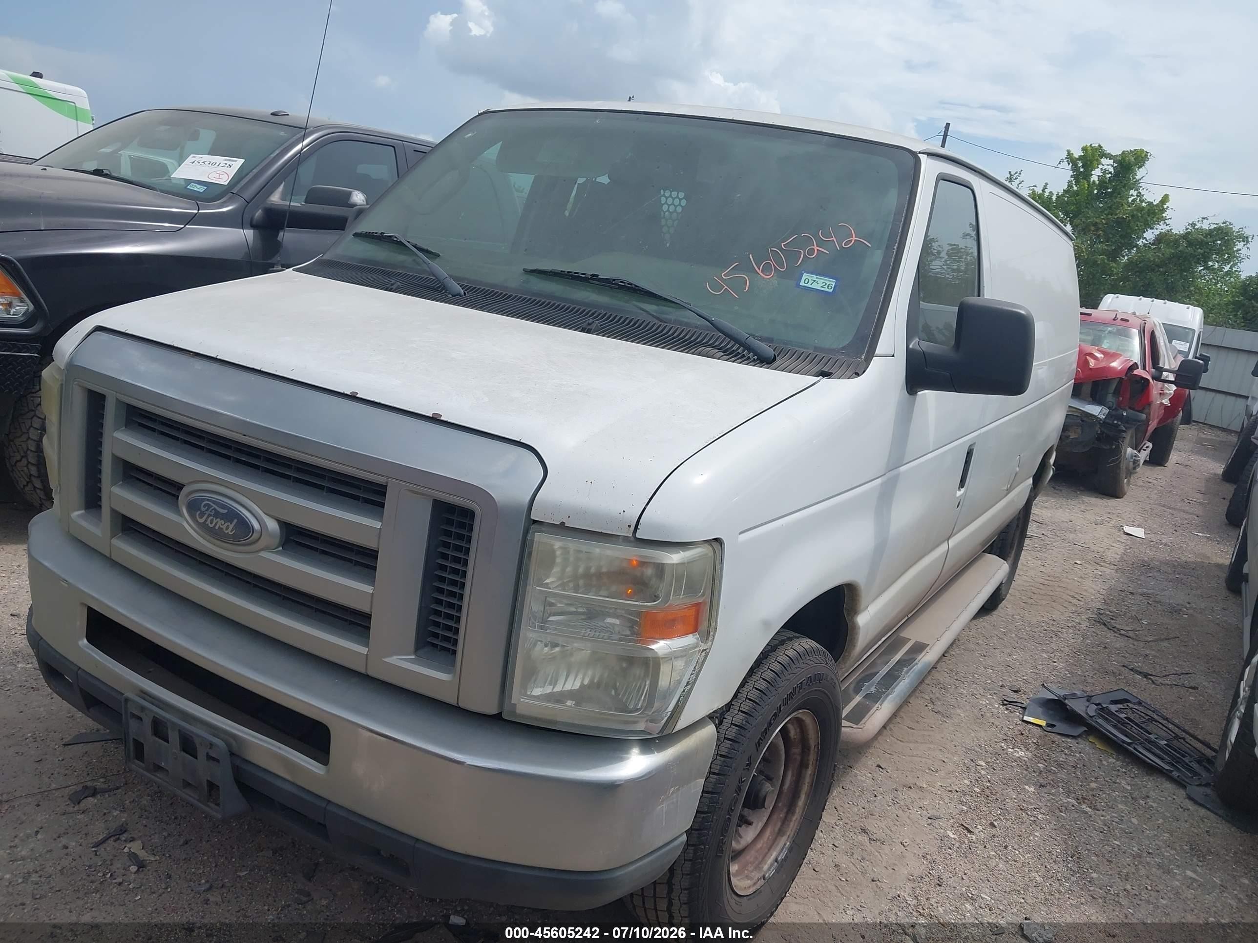 2012 Ford E-250 Commercial White vin: 1FTNE2EW0CDA84396