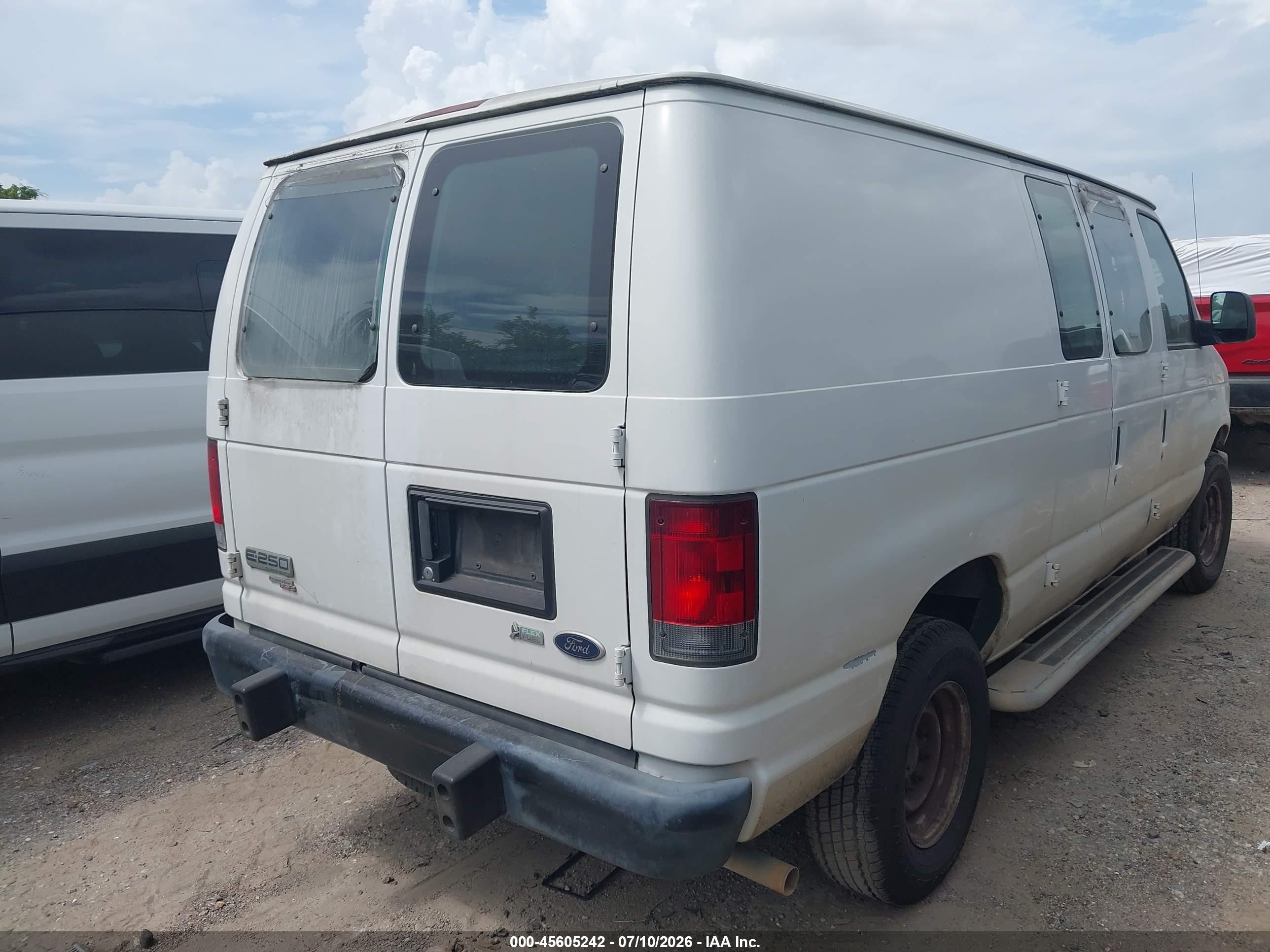 2012 Ford E-250 Commercial White vin: 1FTNE2EW0CDA84396