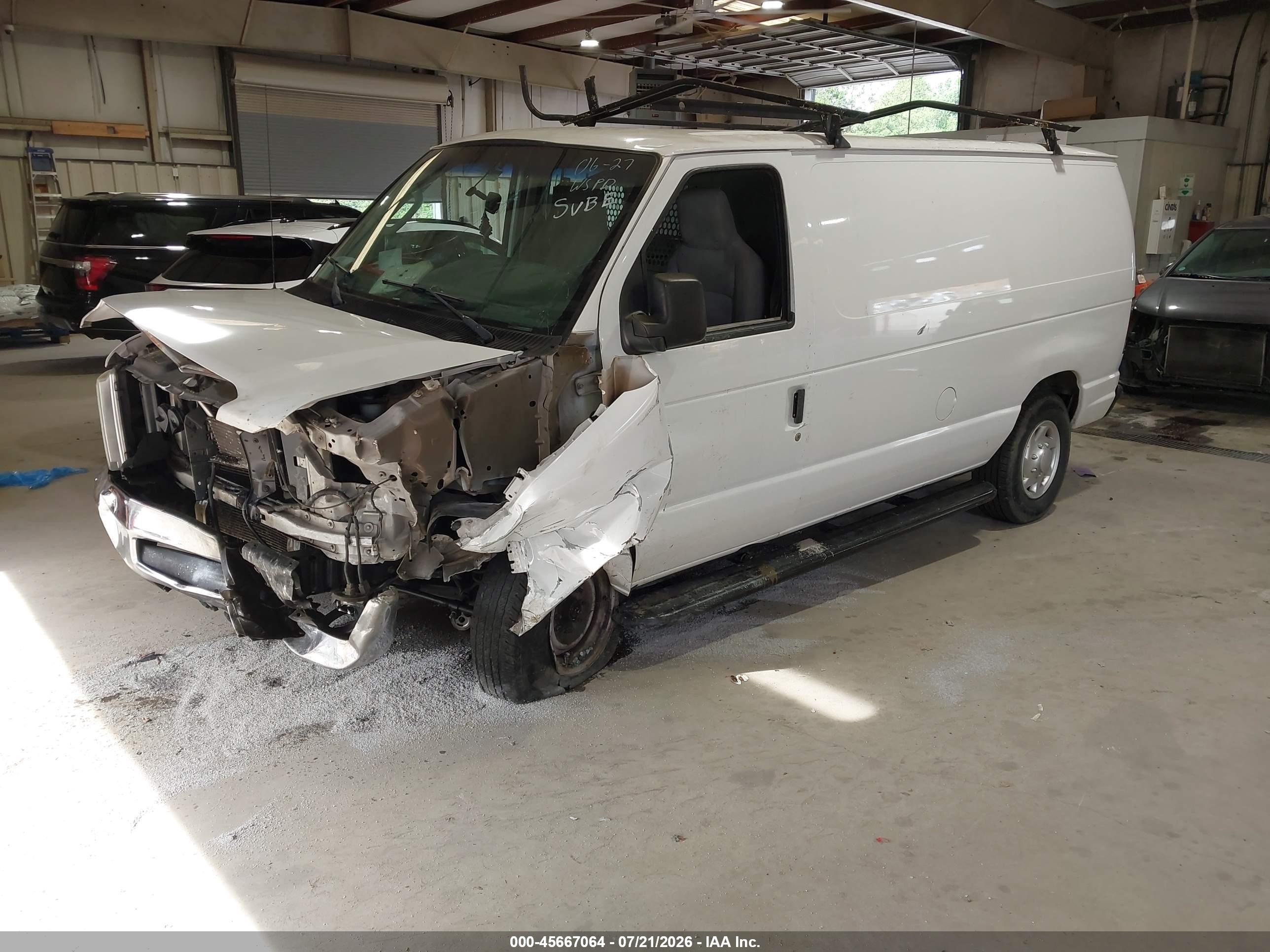 2012 Ford E-250 Commercial White vin: 1FTNE2EW0CDB05361