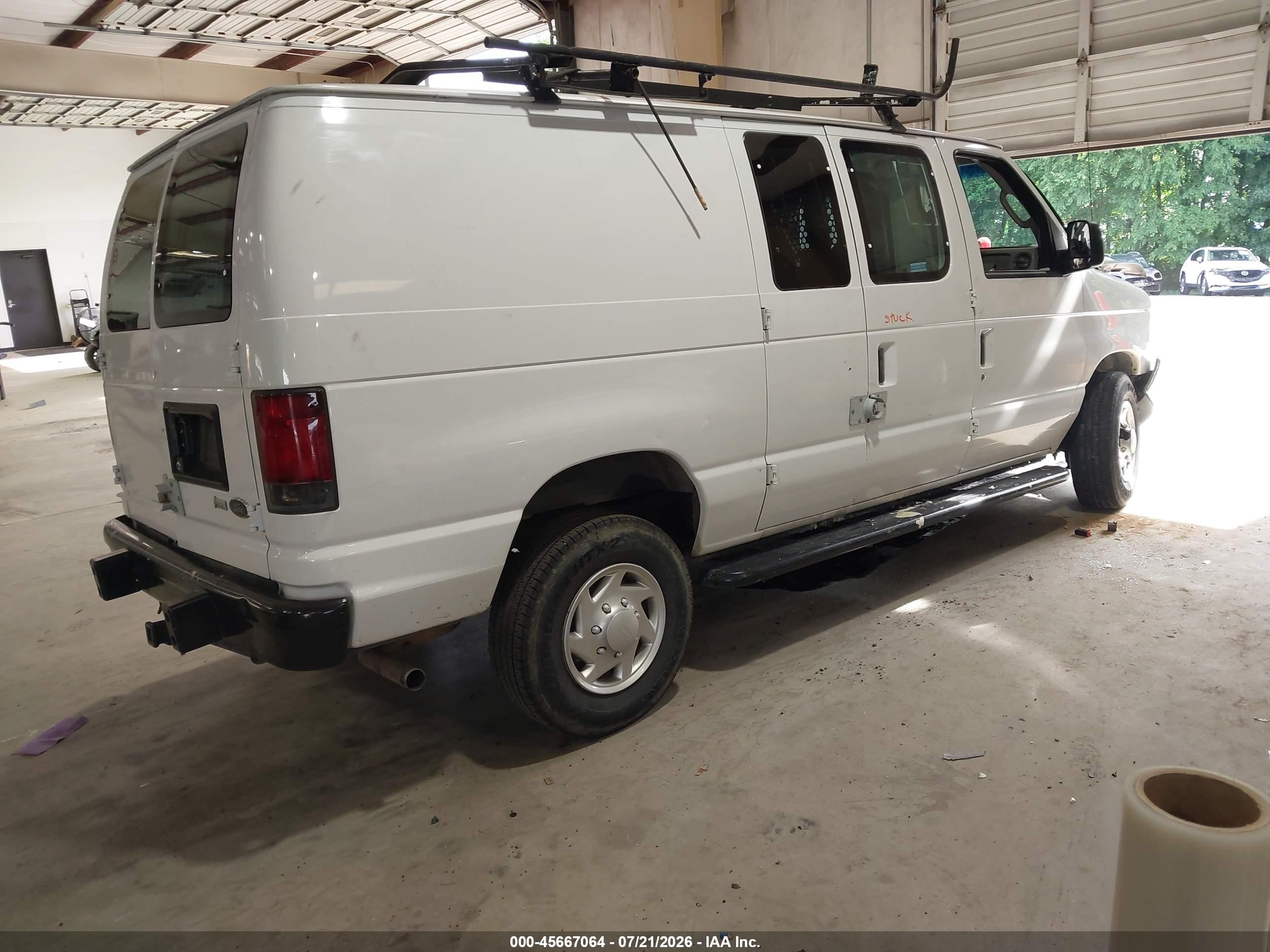 2012 Ford E-250 Commercial White vin: 1FTNE2EW0CDB05361
