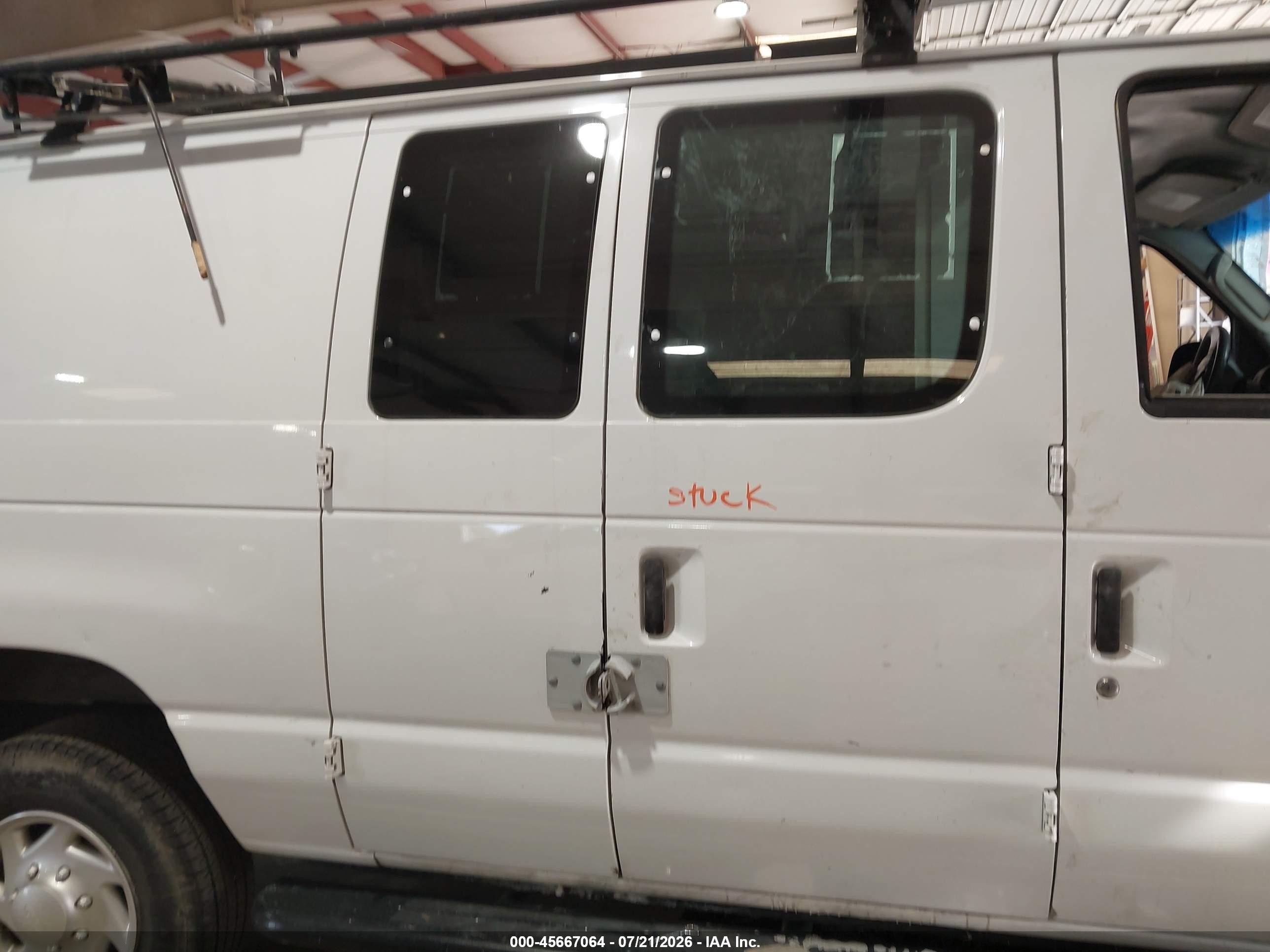 2012 Ford E-250 Commercial White vin: 1FTNE2EW0CDB05361