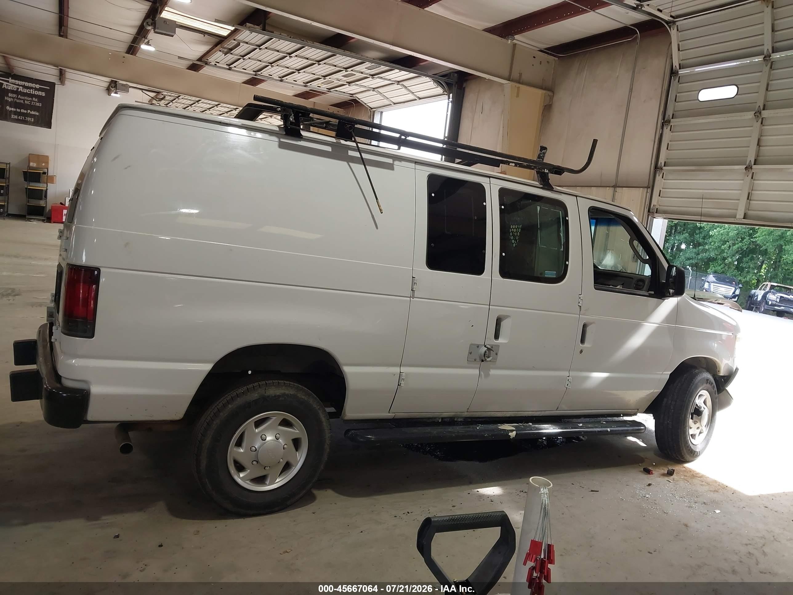 2012 Ford E-250 Commercial White vin: 1FTNE2EW0CDB05361