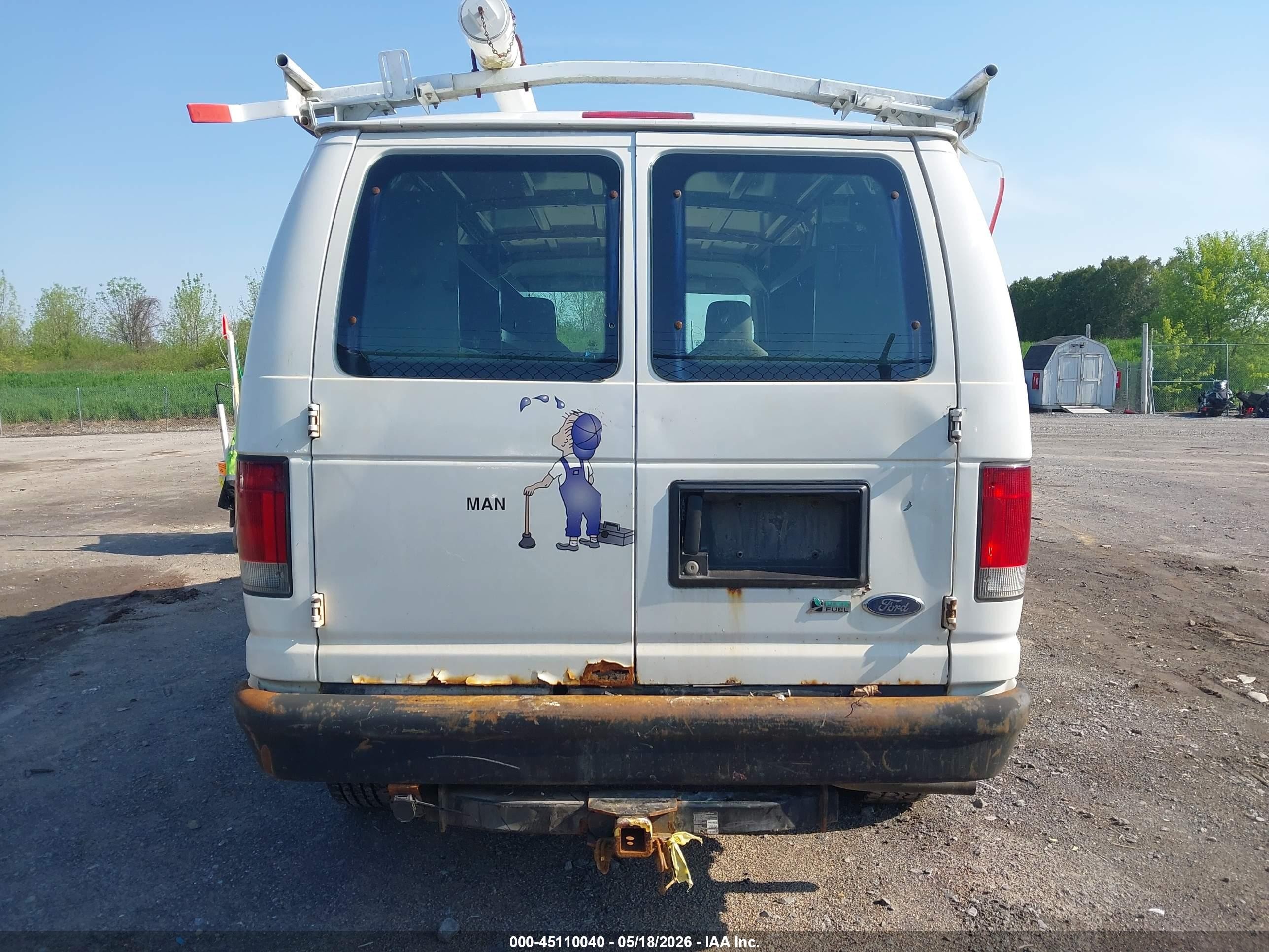 2013 Ford E-250 Commercial White vin: 1FTNE2EW0DDA11790