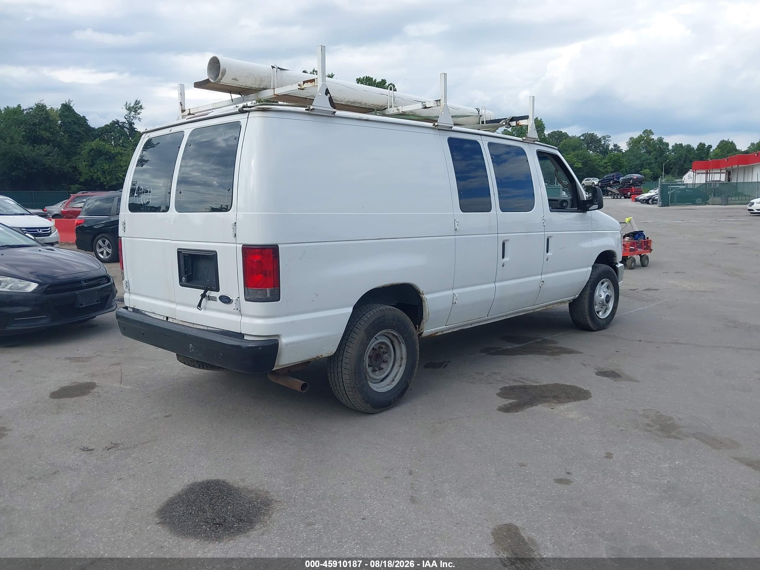 2014 Ford E-250 Commercial White vin: 1FTNE2EW0EDA20149