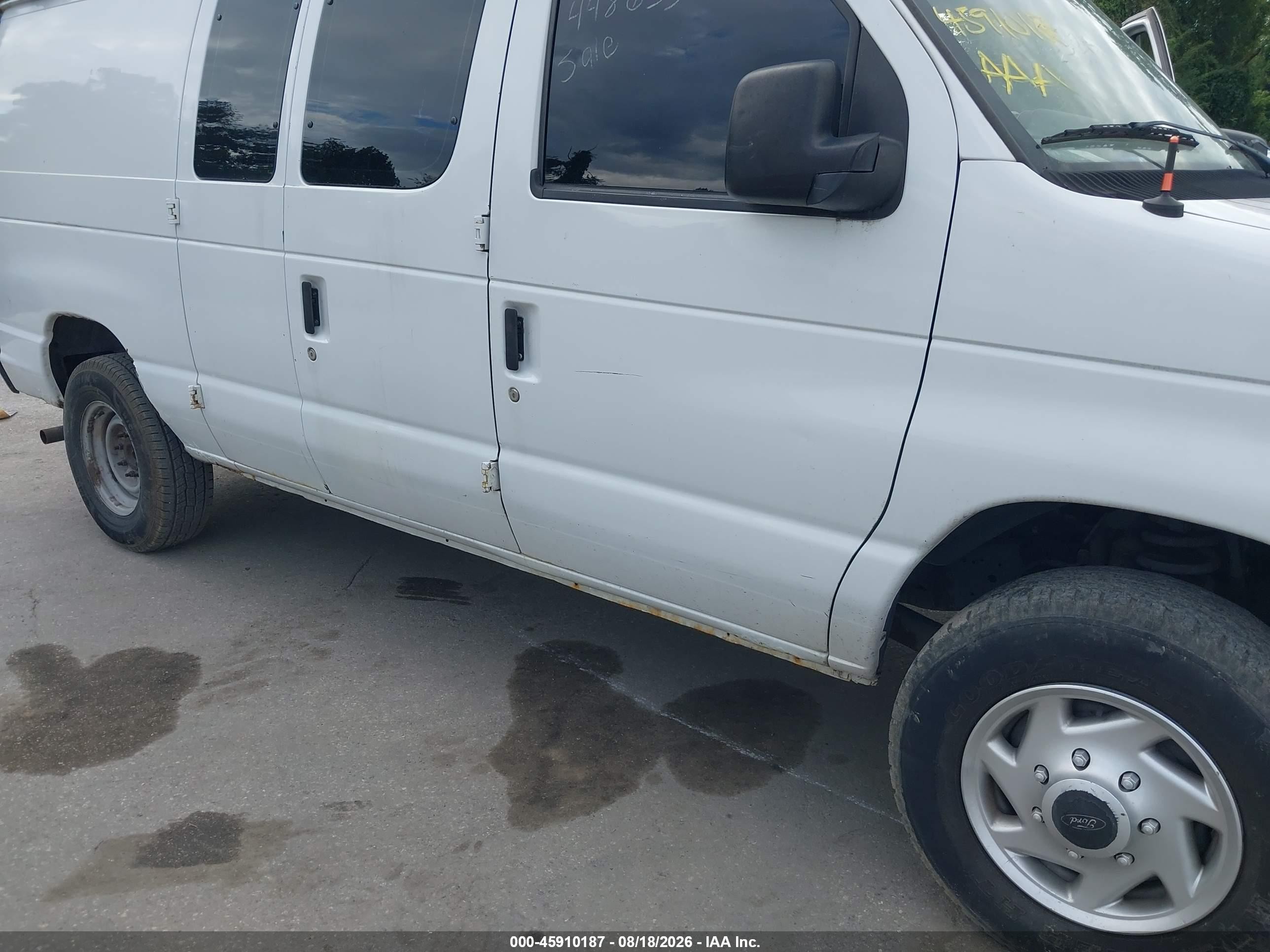 2014 Ford E-250 Commercial White vin: 1FTNE2EW0EDA20149