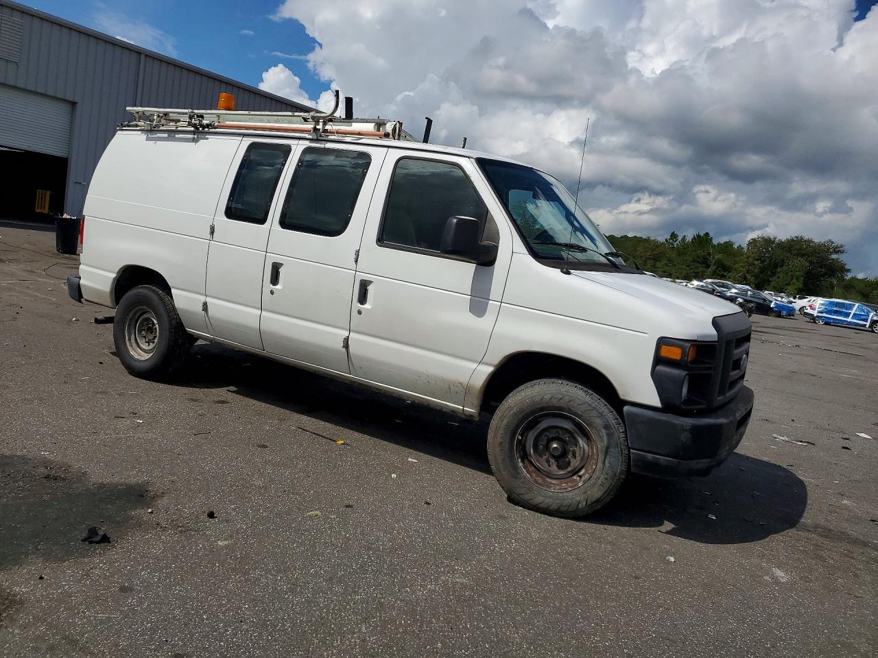2010 Ford Econoline E250 Van White vin: 1FTNE2EW1ADA88034