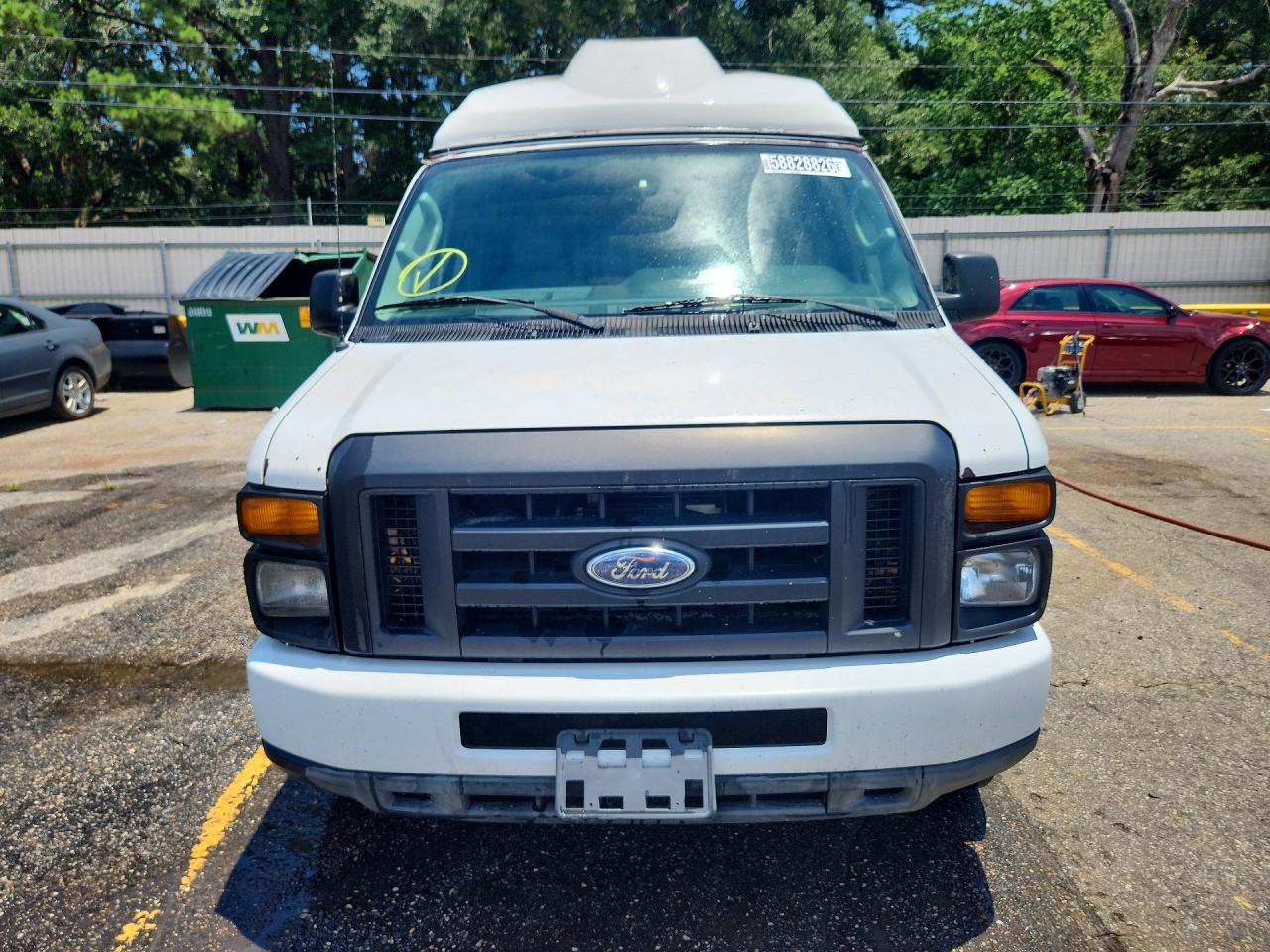 2010 Ford Econoline E250 Van White vin: 1FTNE2EW1ADA99454