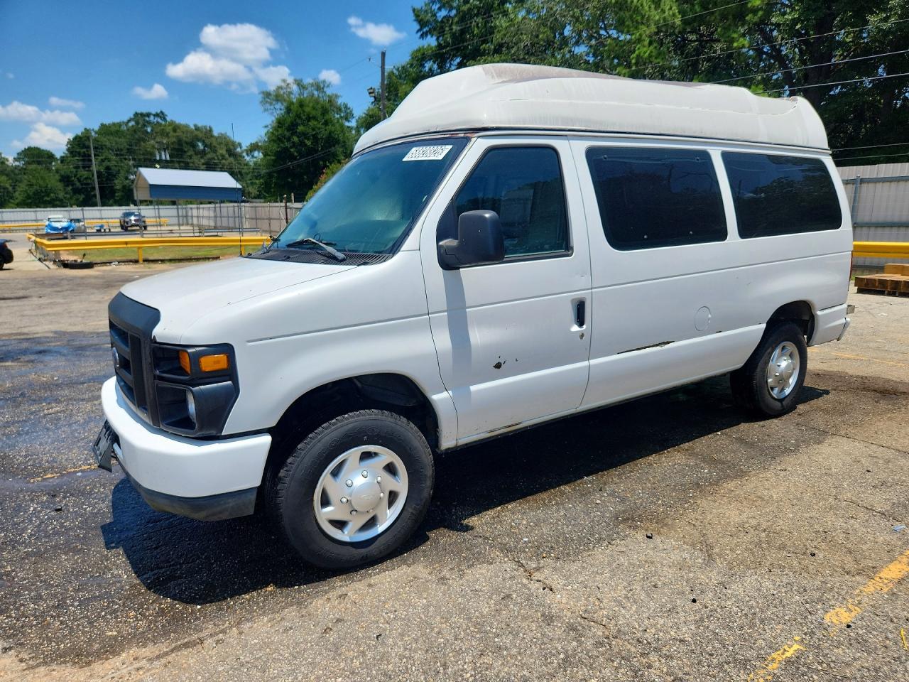 2010 Ford Econoline E250 Van White vin: 1FTNE2EW1ADA99454