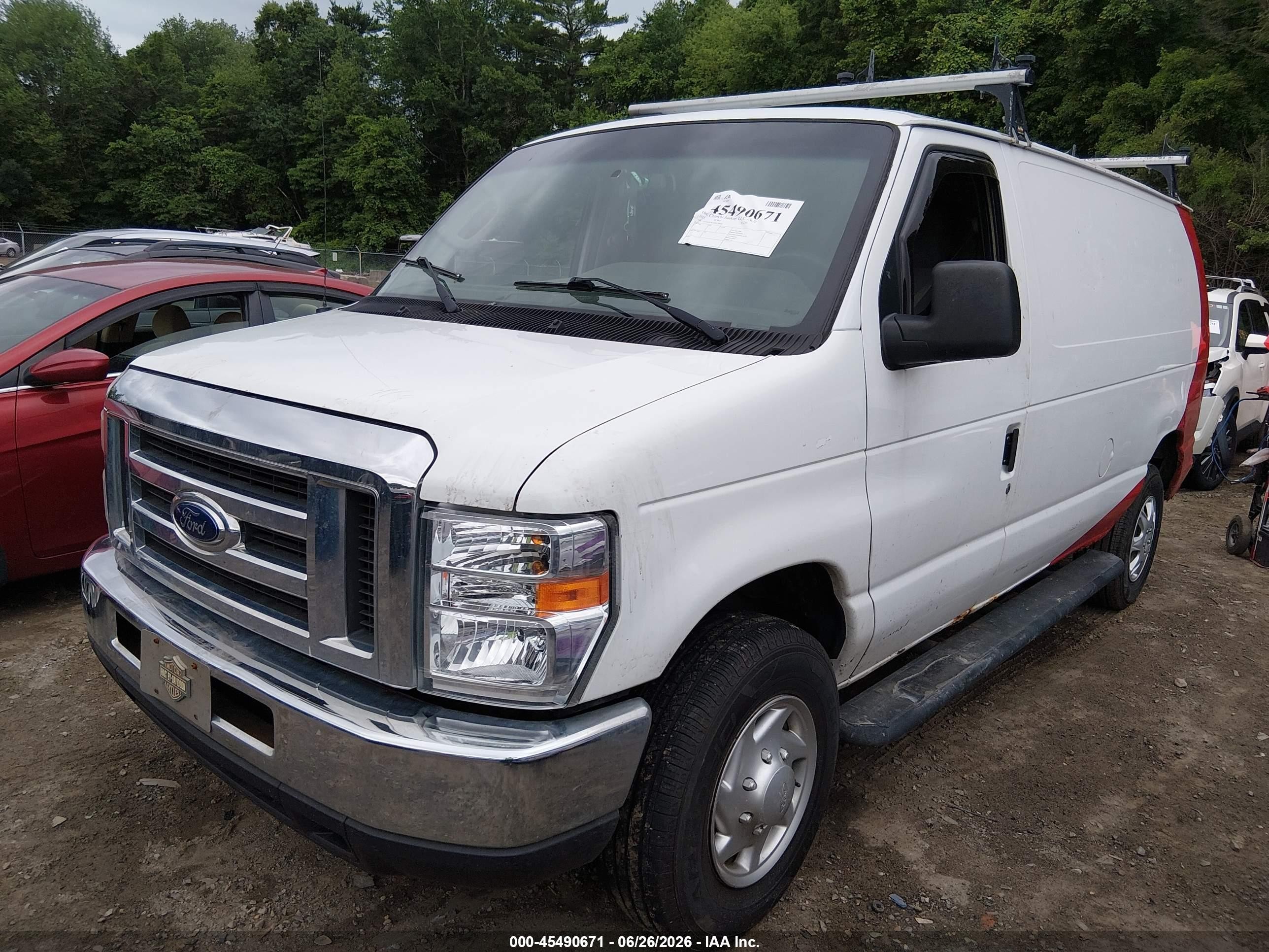 2011 Ford E-250 Commercial/recreational White vin: 1FTNE2EW1BDA76824