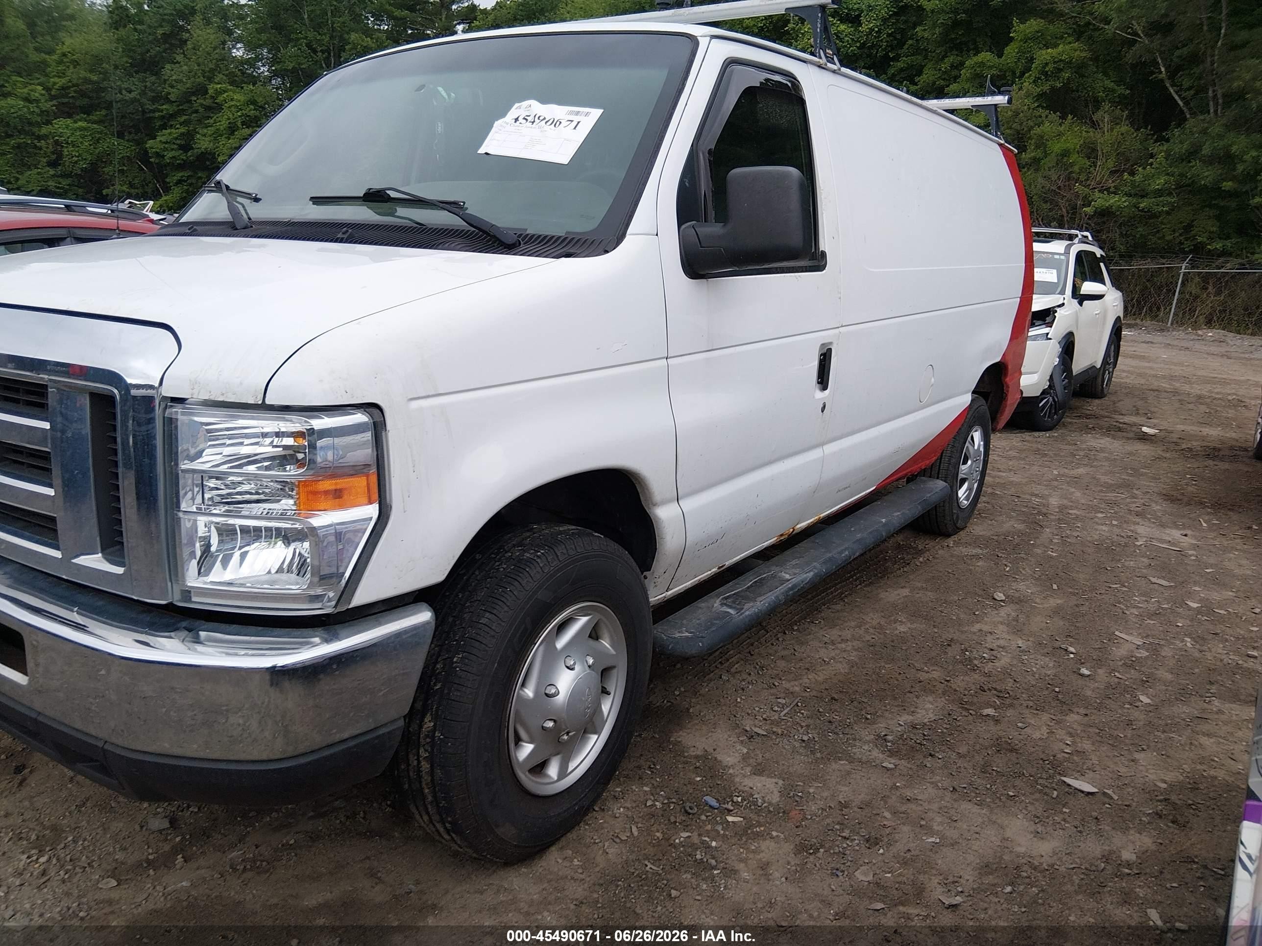 2011 Ford E-250 Commercial/recreational White vin: 1FTNE2EW1BDA76824