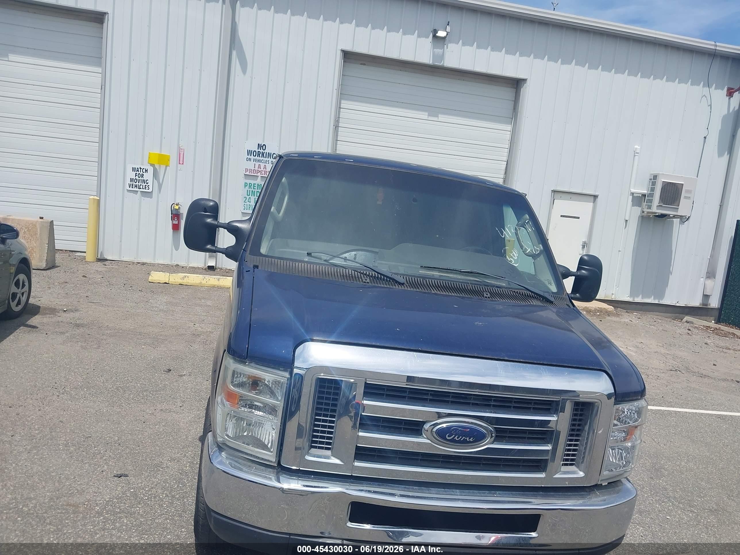 2012 Ford E-250 Commercial Blue vin: 1FTNE2EW1CDA00568