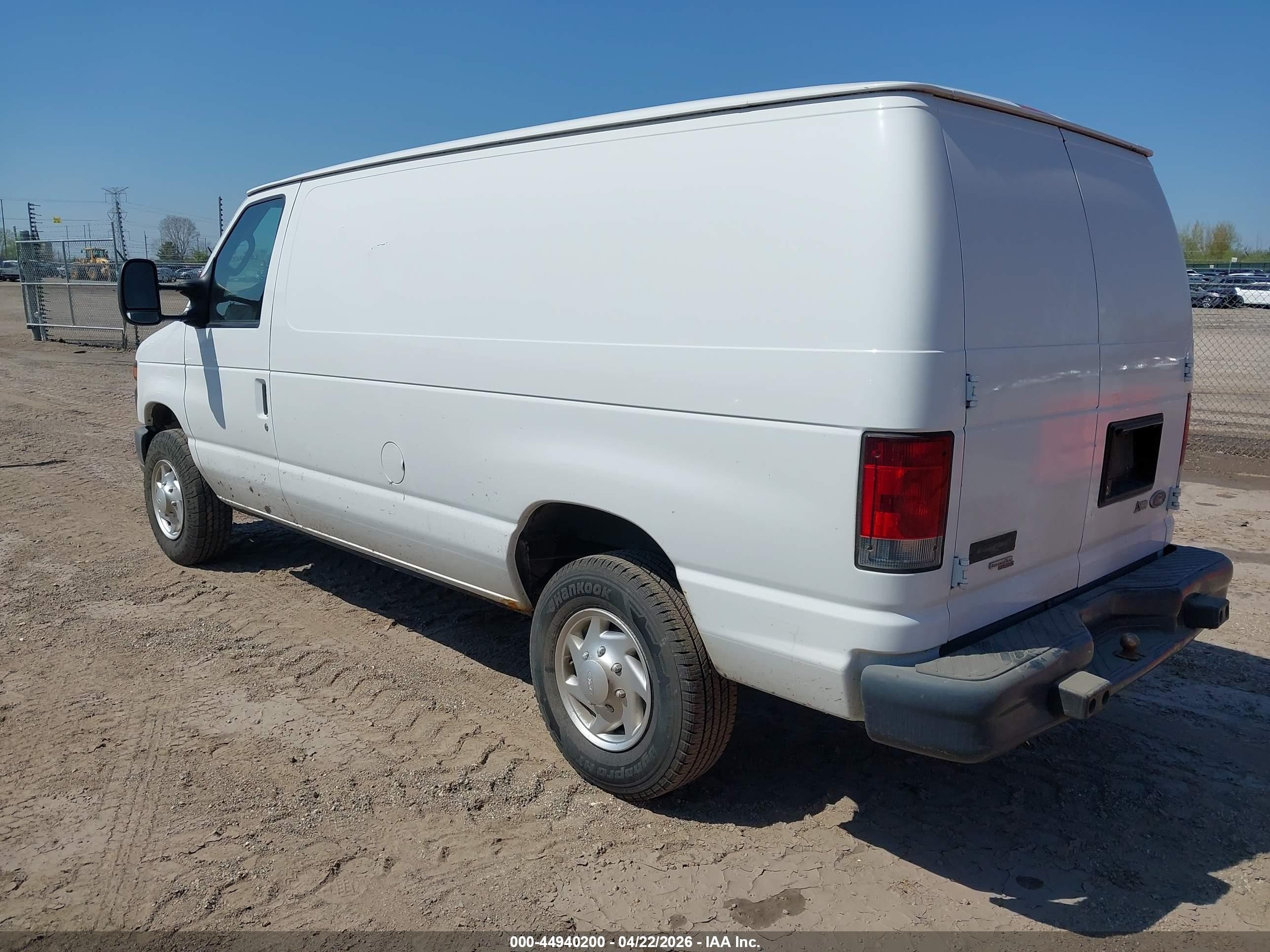 2012 Ford E-250 Commercial White vin: 1FTNE2EW1CDA42089