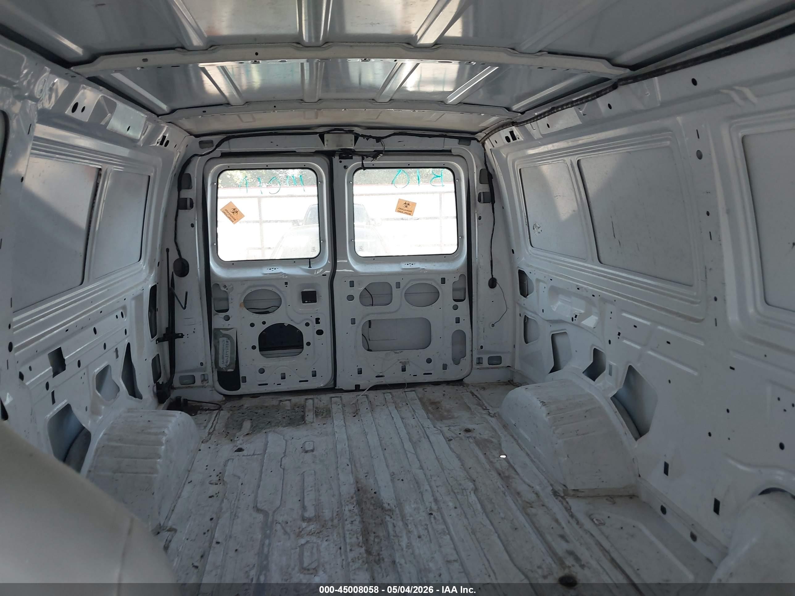 2014 Ford E-250 Commercial White vin: 1FTNE2EW1EDA07510