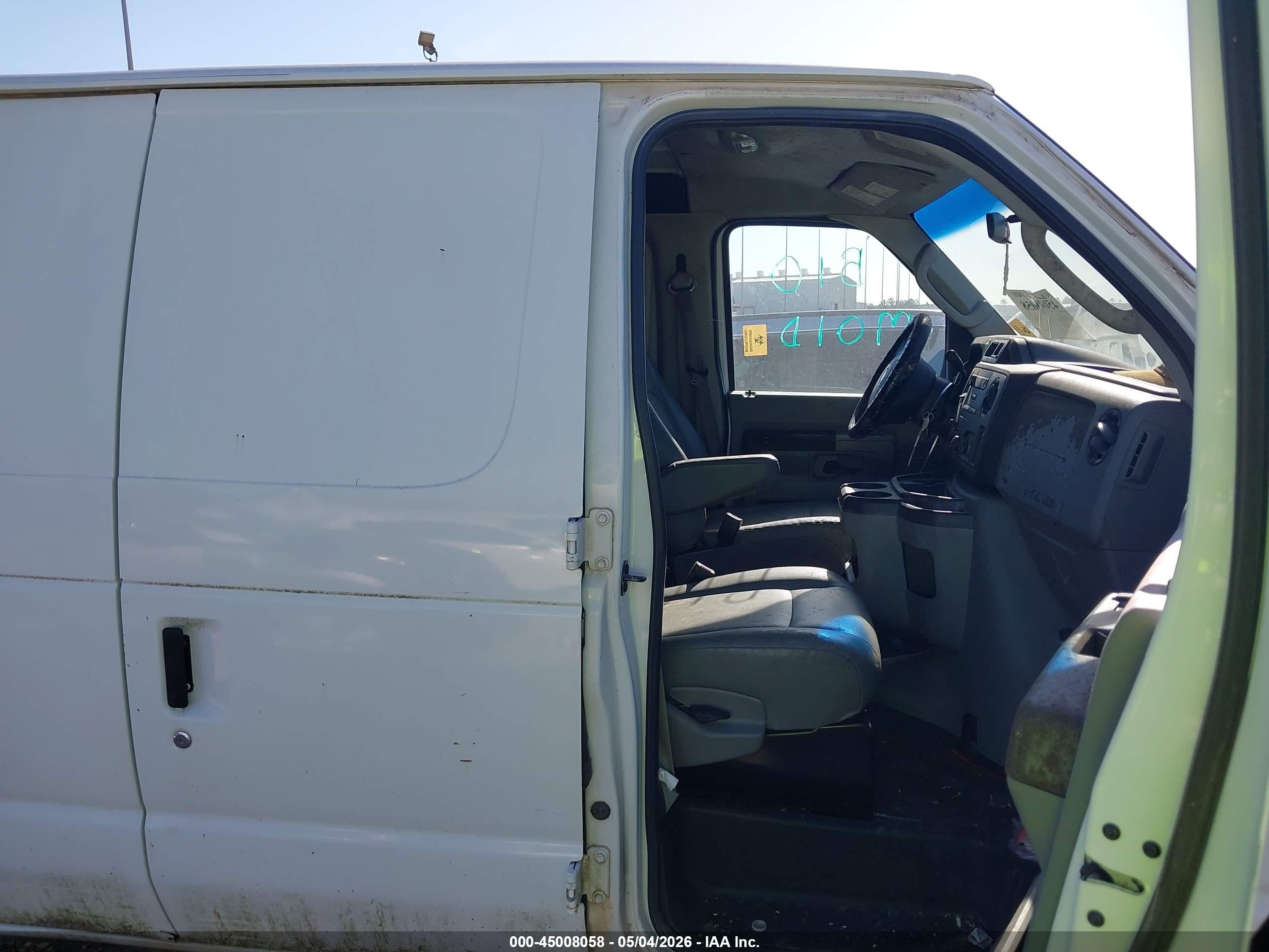 2014 Ford E-250 Commercial White vin: 1FTNE2EW1EDA07510