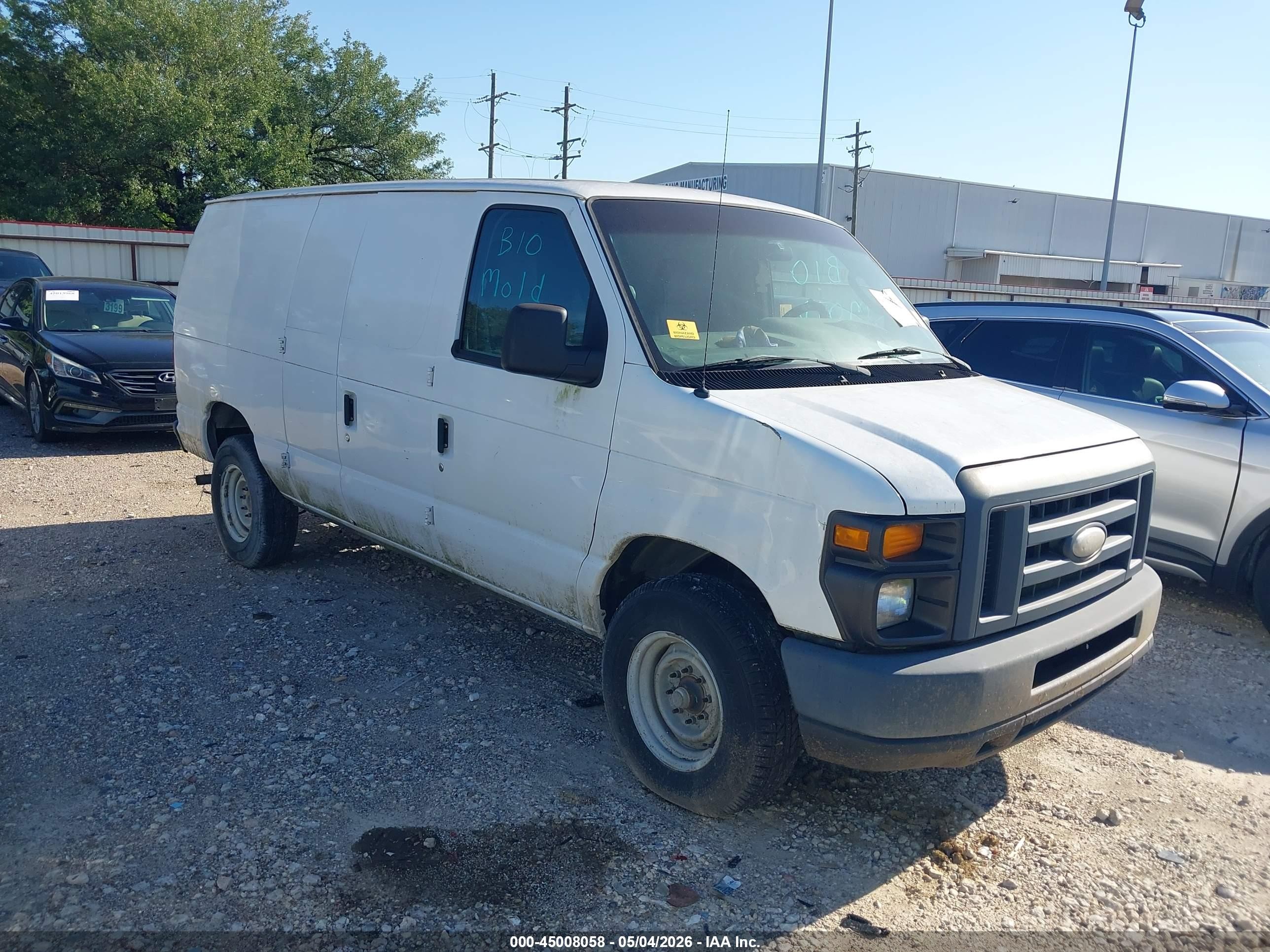 2014 Ford E-250 Commercial White vin: 1FTNE2EW1EDA07510