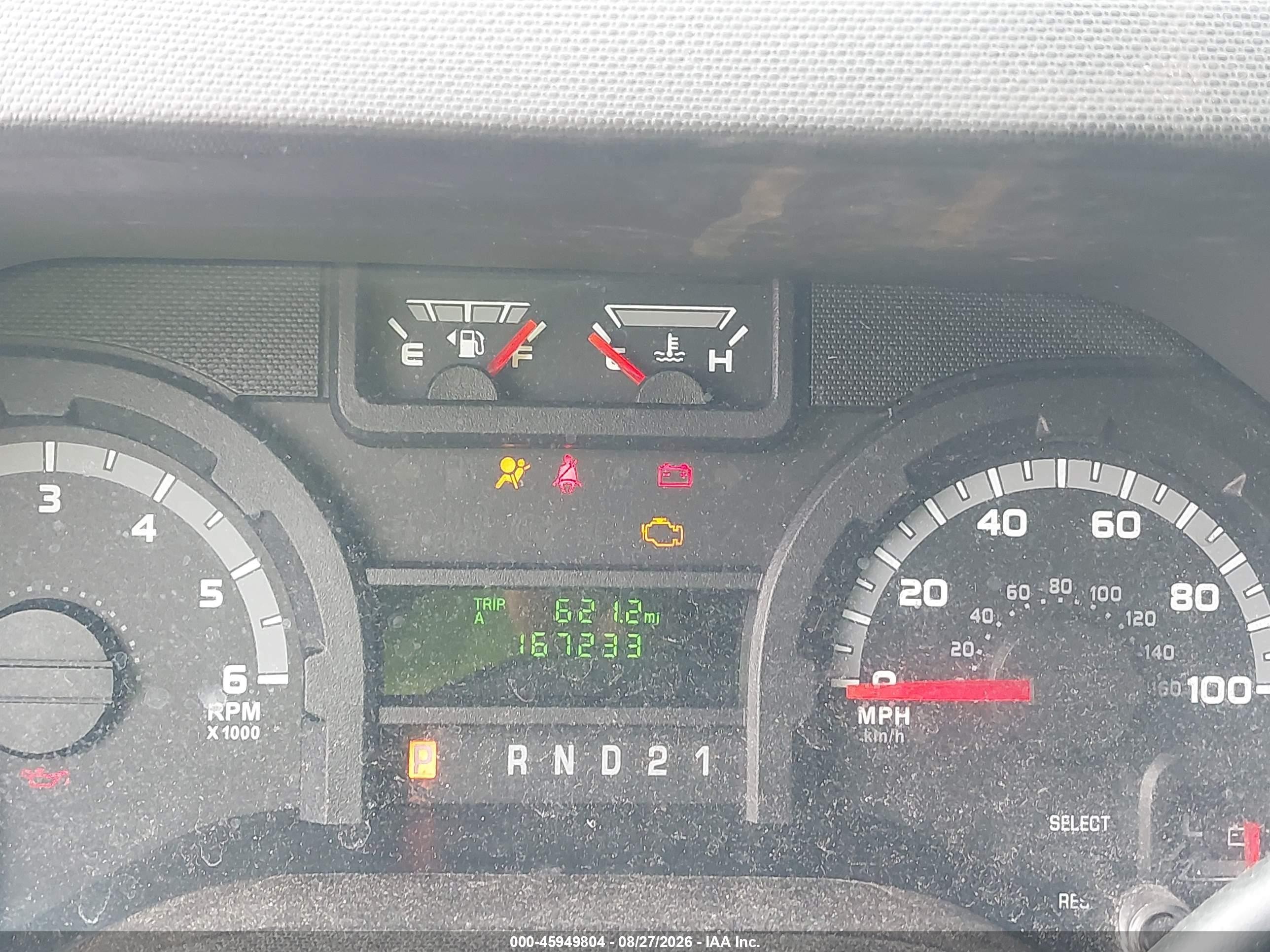 2014 Ford E-250 Commercial Red vin: 1FTNE2EW1EDB18445