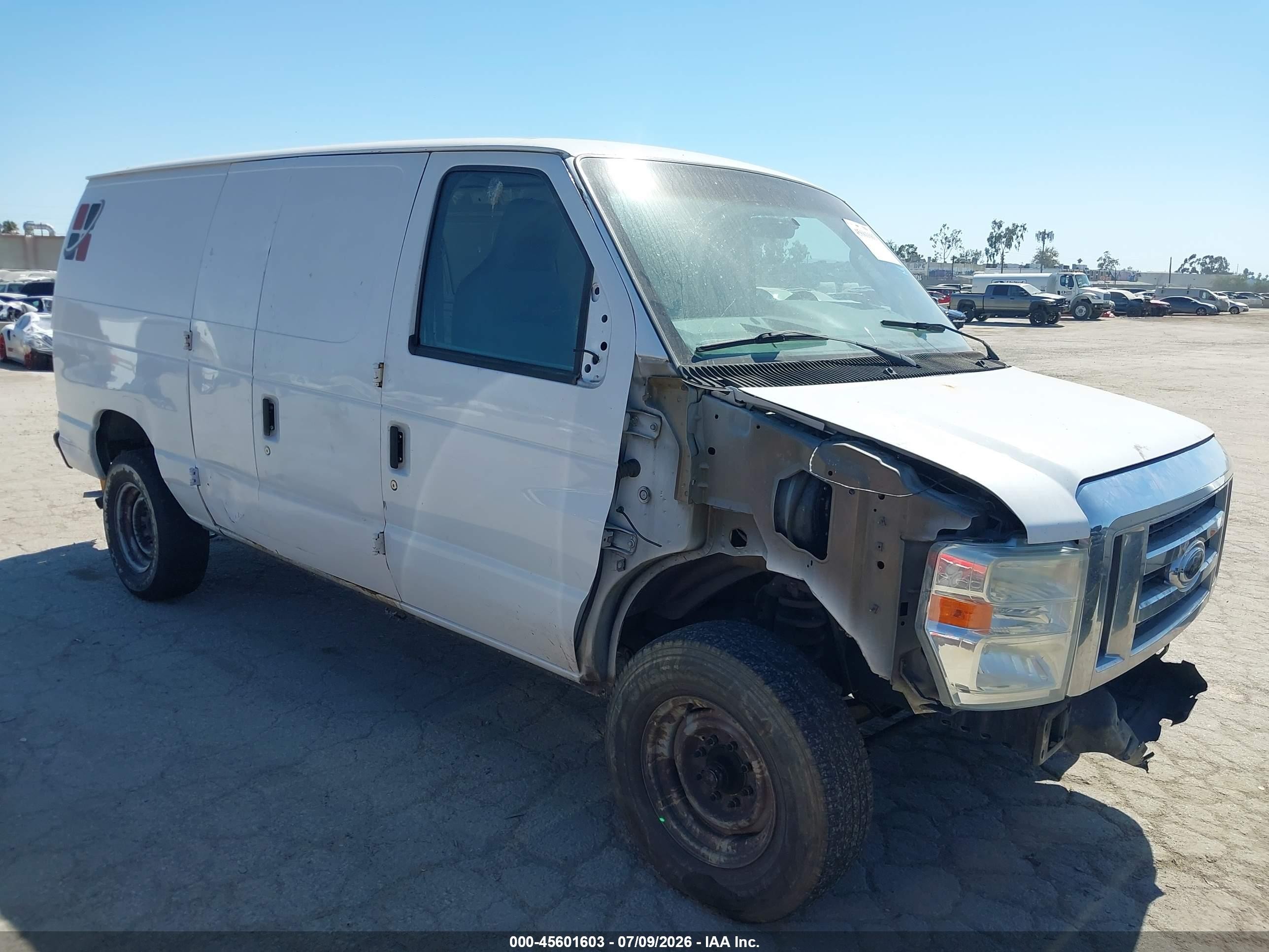 2012 Ford E-250 Commercial White vin: 1FTNE2EW2CDA40805