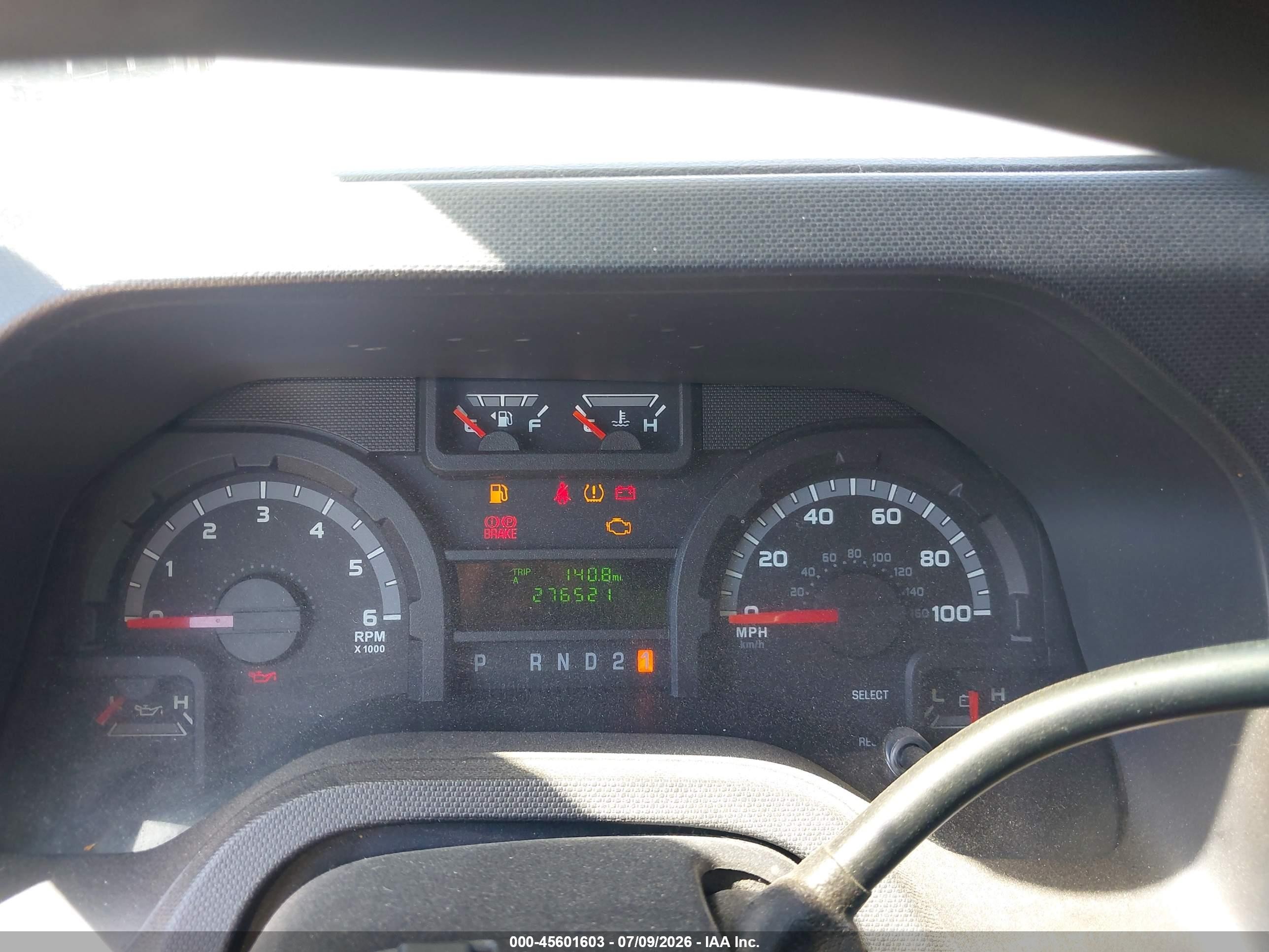 2012 Ford E-250 Commercial Белый vin: 1FTNE2EW2CDA40805