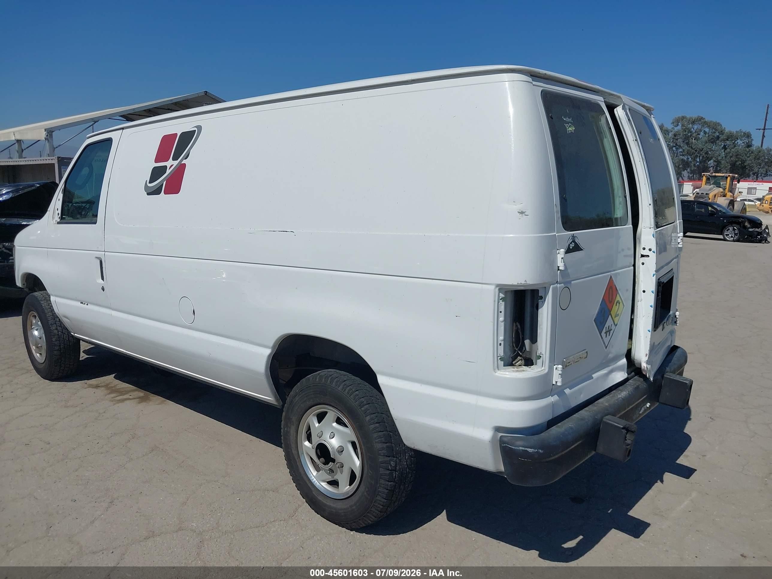 2012 Ford E-250 Commercial Белый vin: 1FTNE2EW2CDA40805
